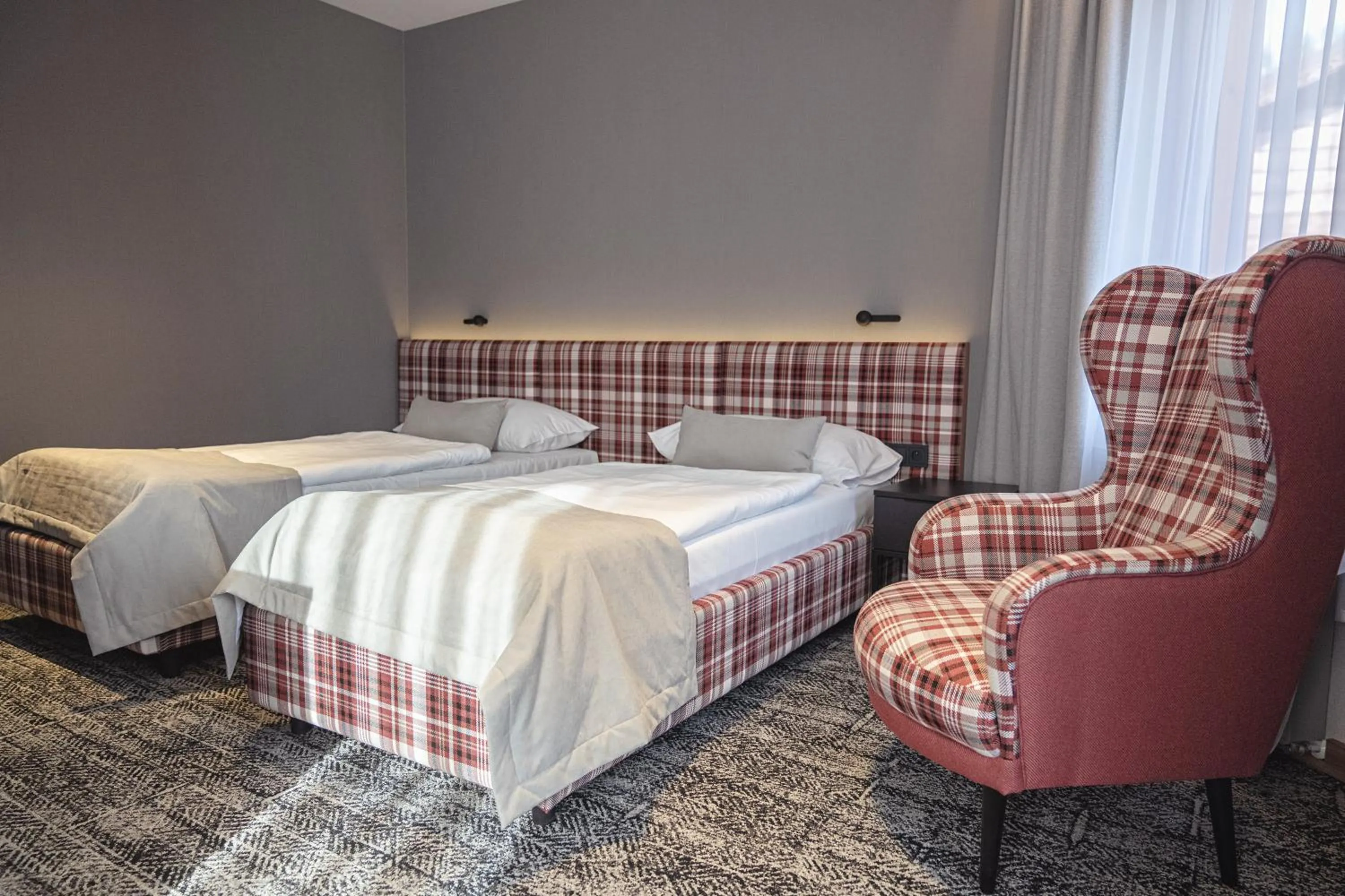 Bed in Hotel META Resort & Vine SPA