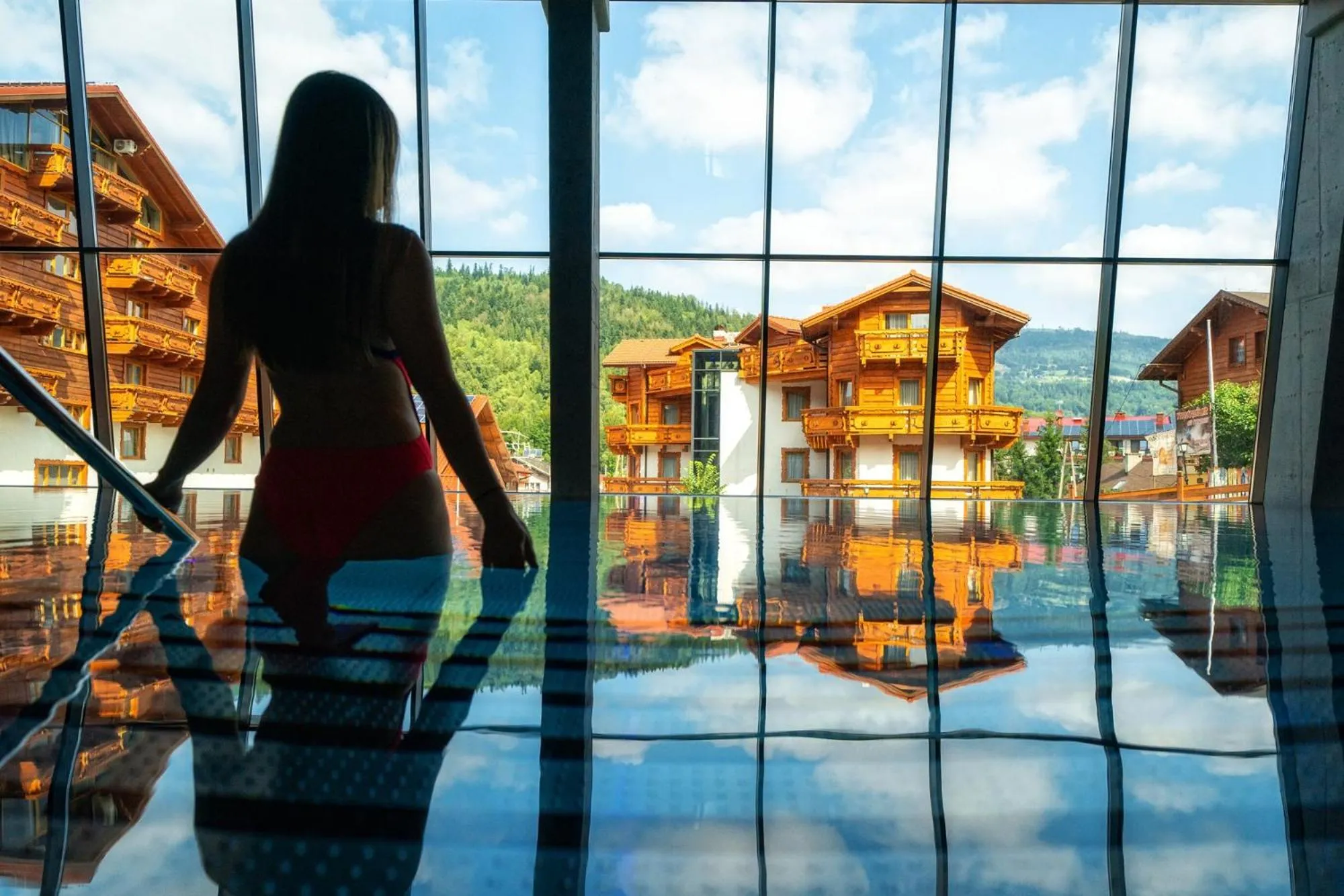 Swimming pool in Hotel META Resort & Vine SPA