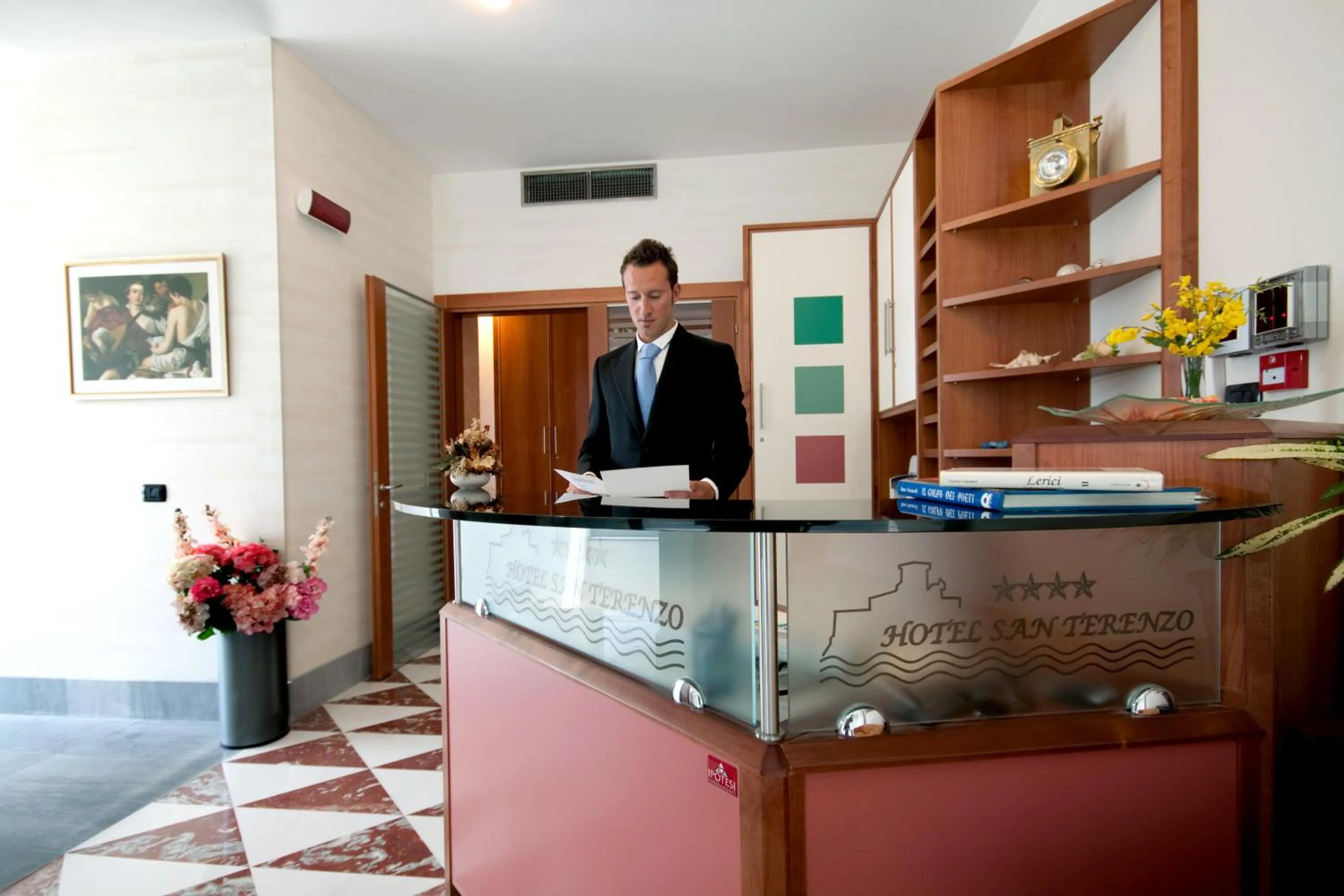 Lobby or reception in Hotel San Terenzo