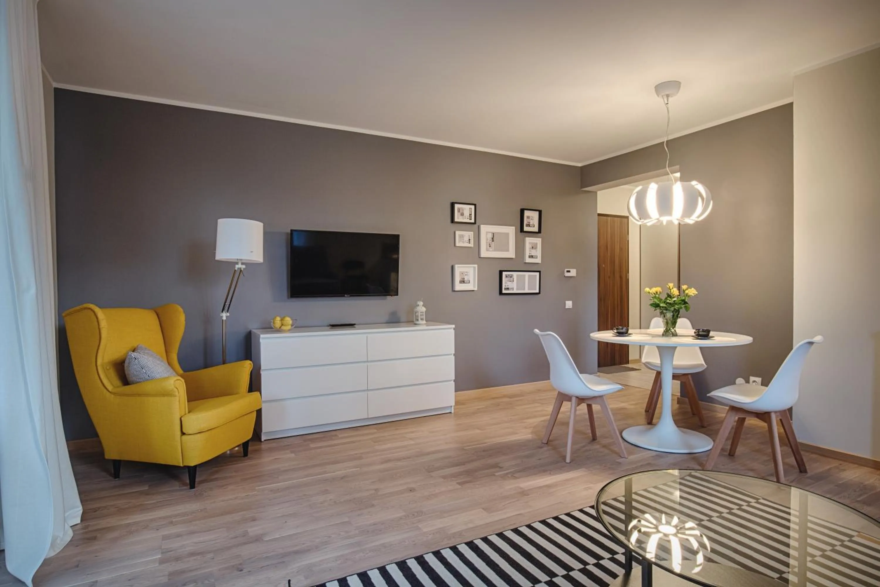 Living room in Sosnowe Tarasy