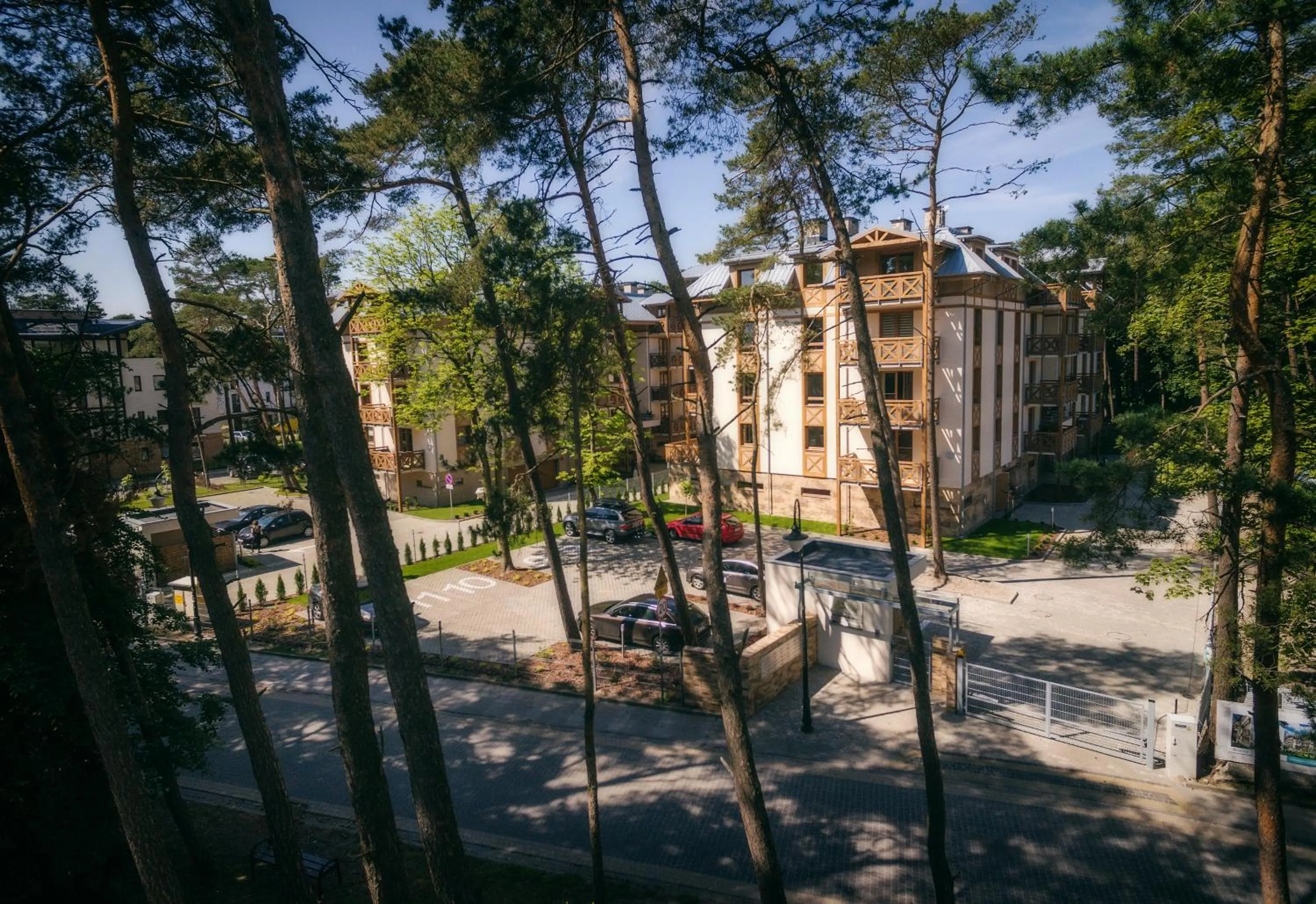 Bird's eye view in Sosnowe Tarasy