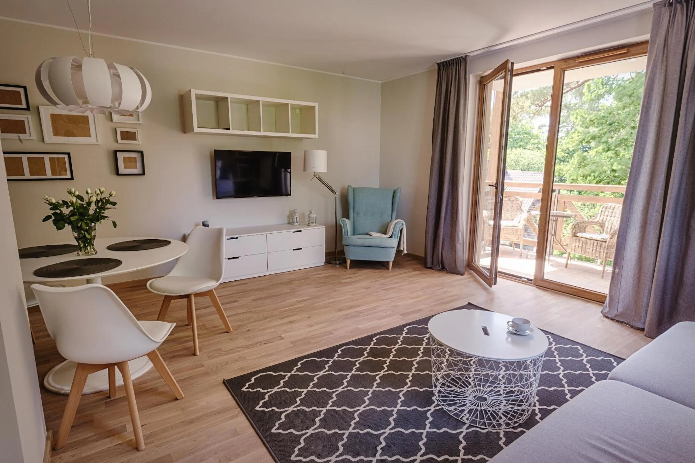 Living room in Sosnowe Tarasy