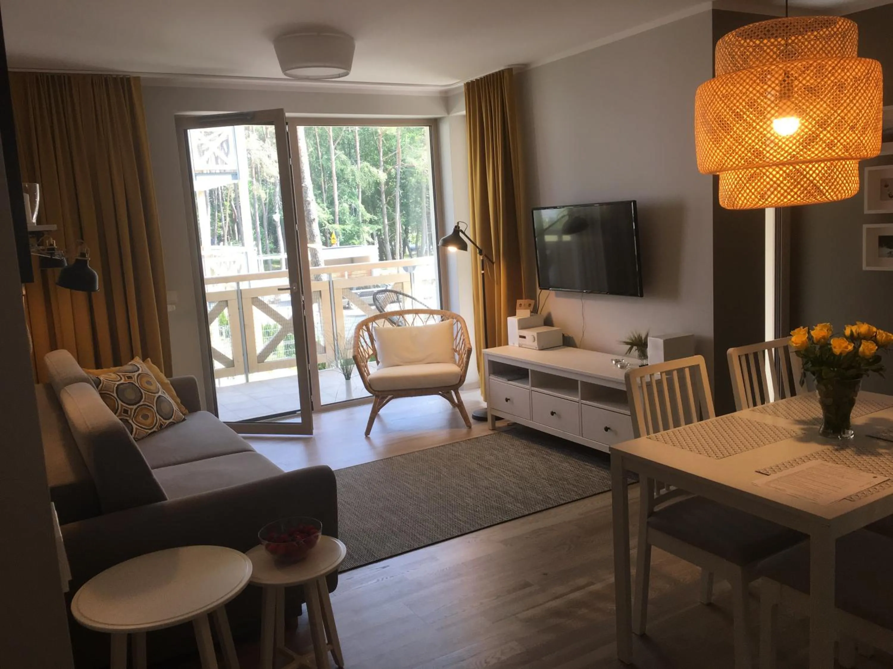 Living room in Sosnowe Tarasy