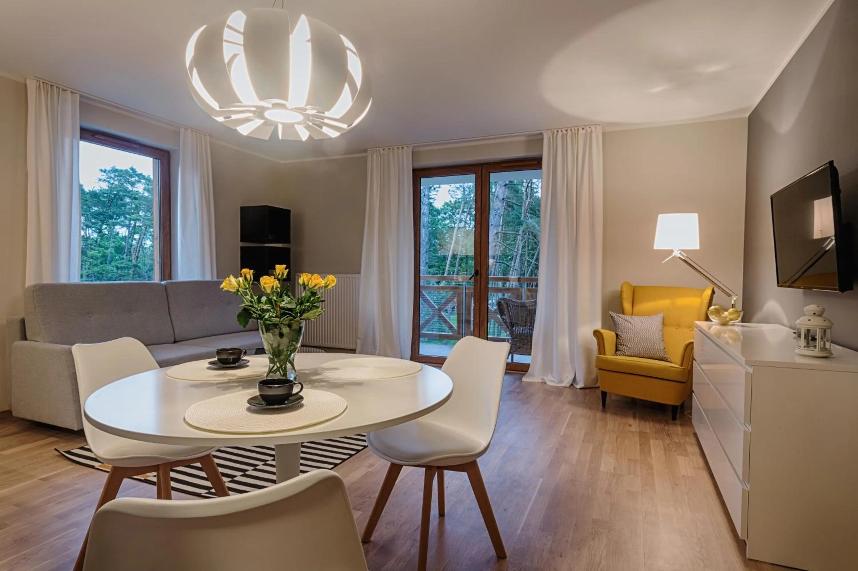 Living room in Sosnowe Tarasy