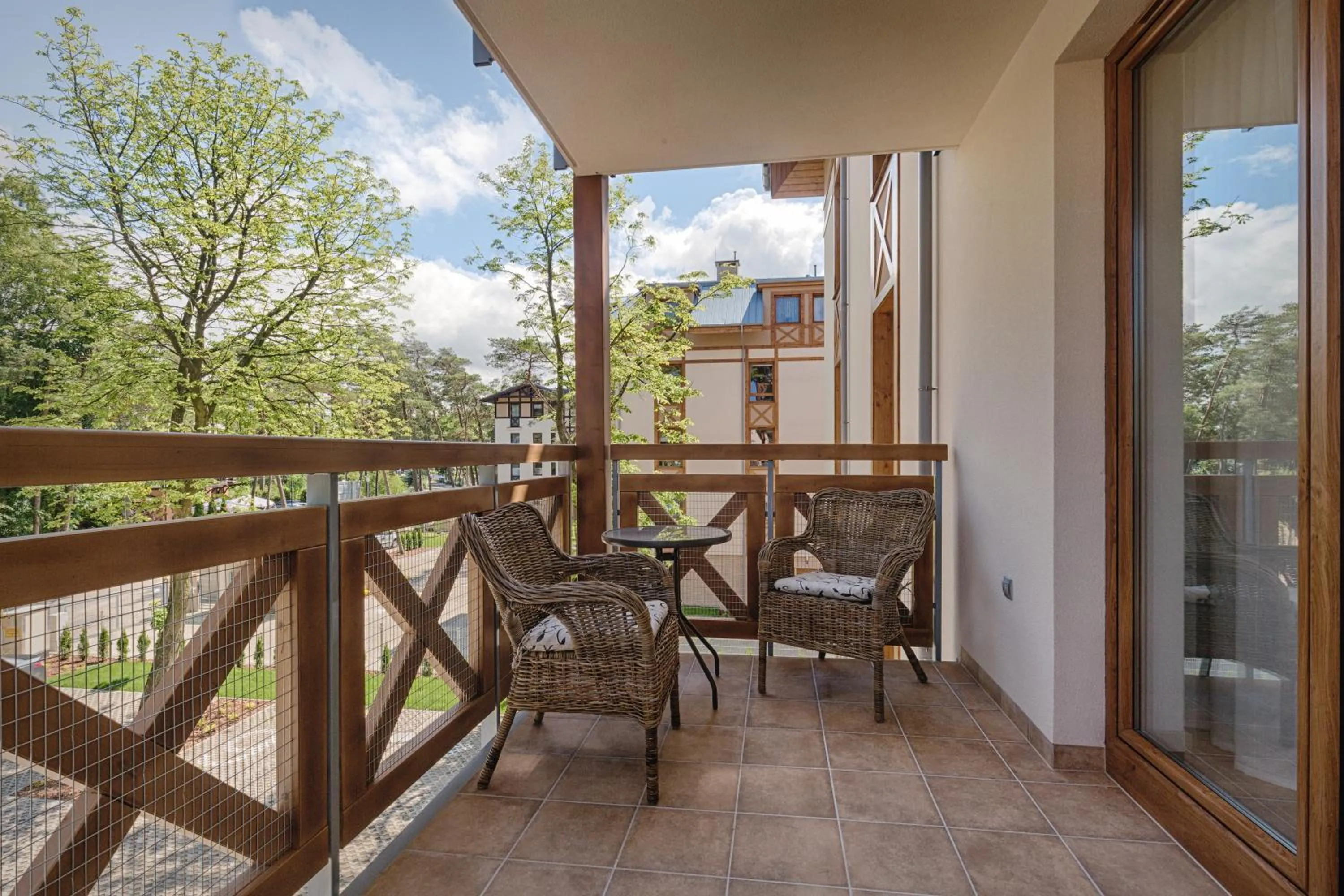 Balcony/Terrace in Sosnowe Tarasy