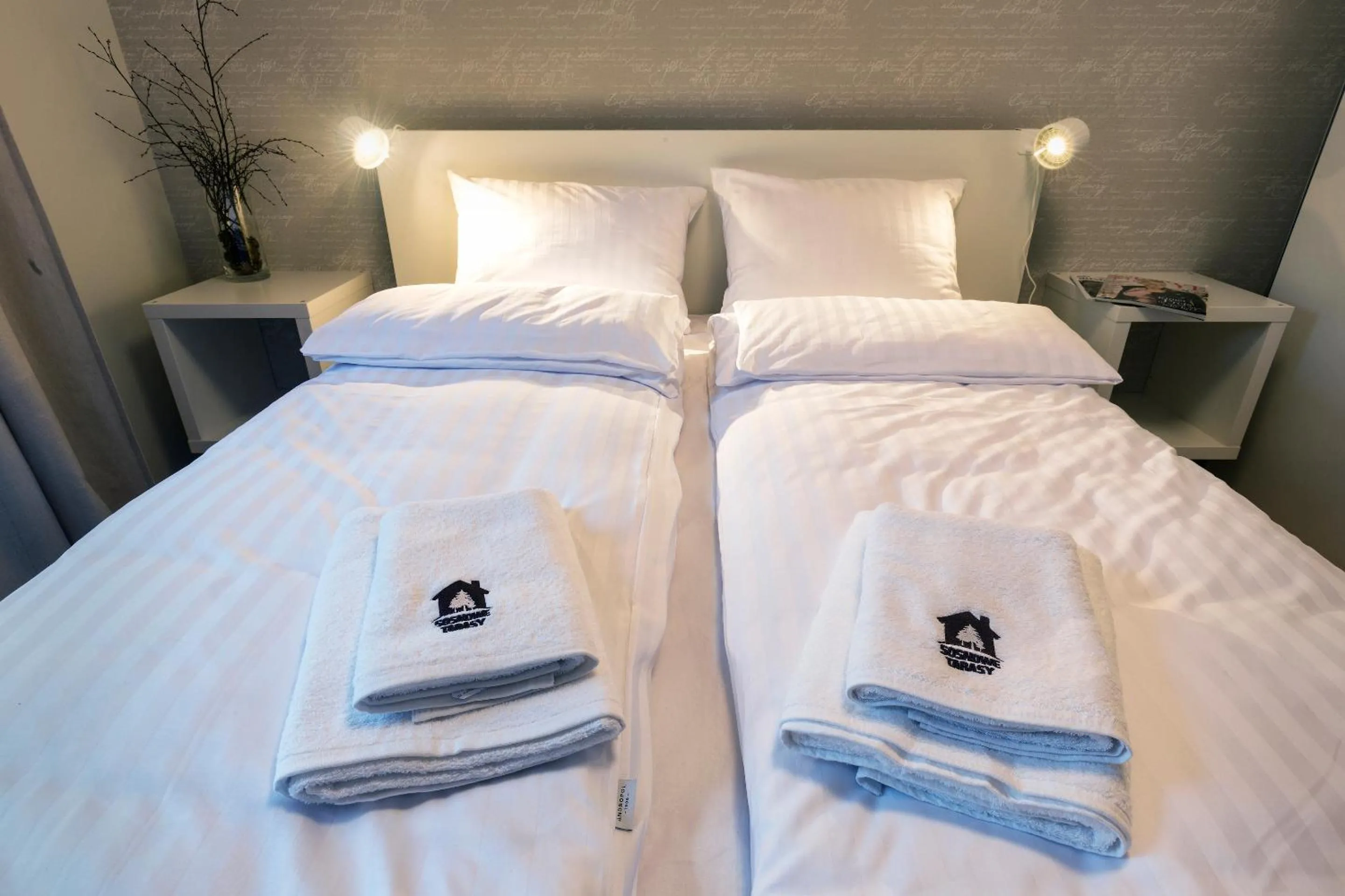 Bedroom, Bed in Sosnowe Tarasy