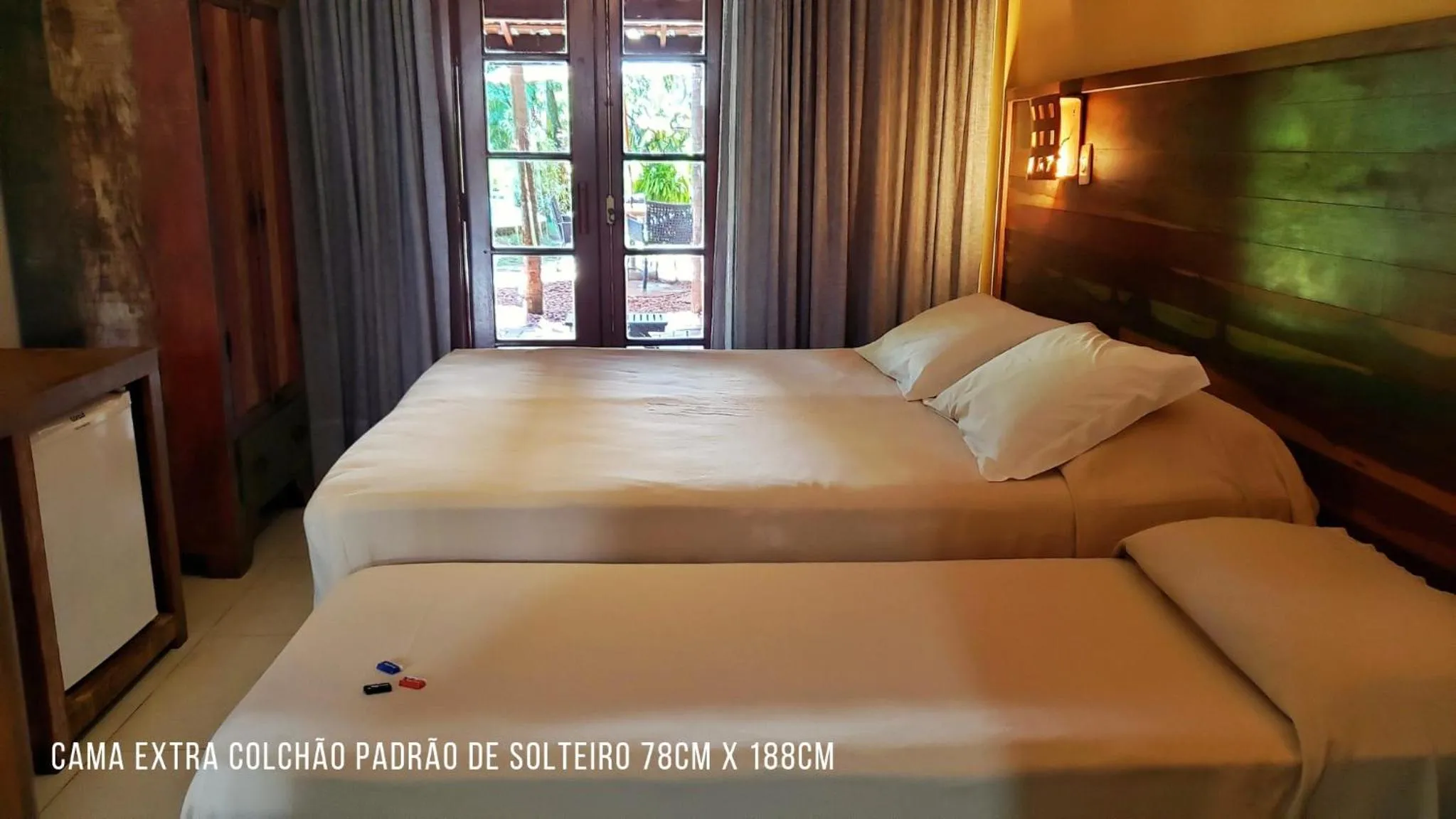 Bed in Pousada Casa do Forte