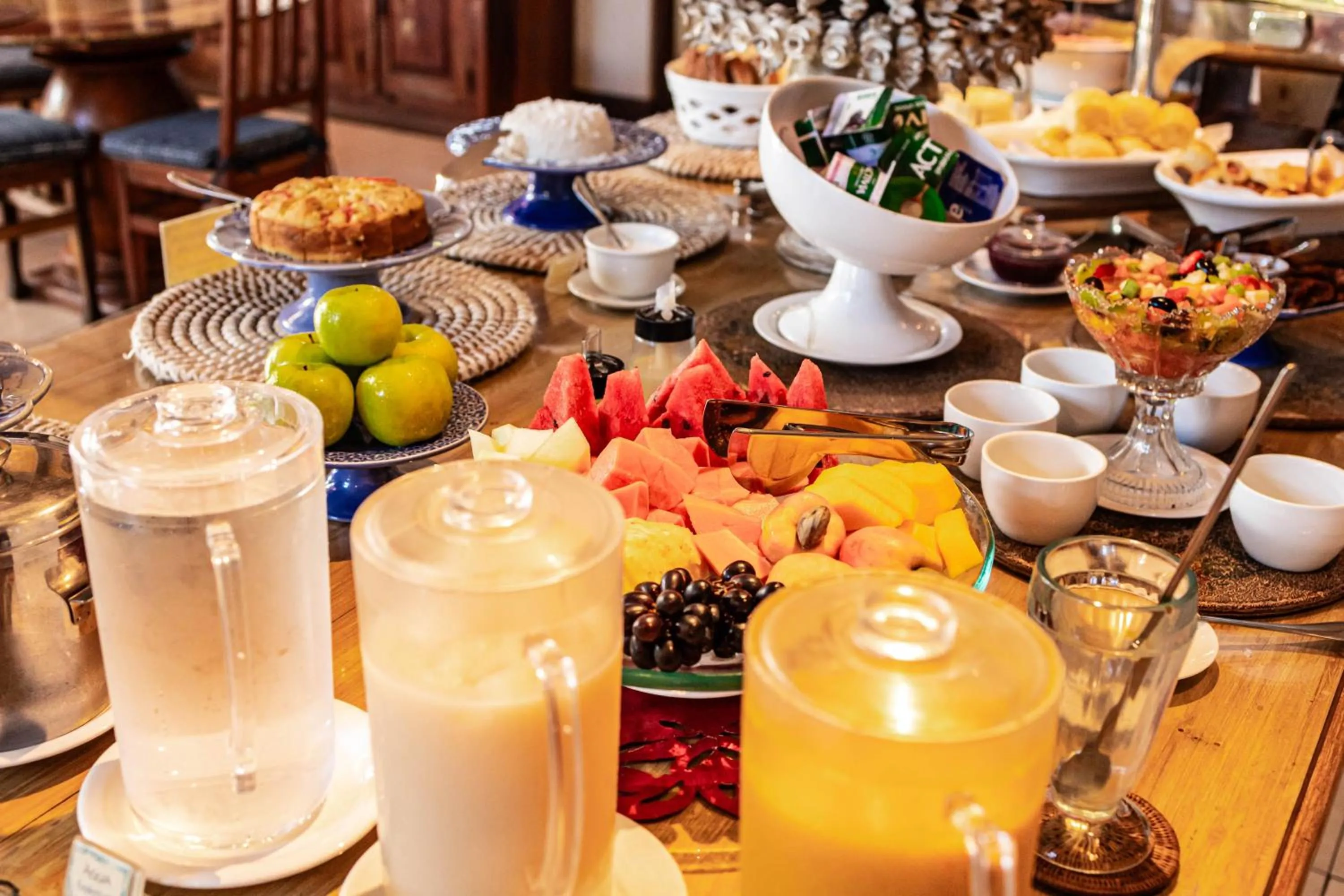 Breakfast in Pousada Casa do Forte