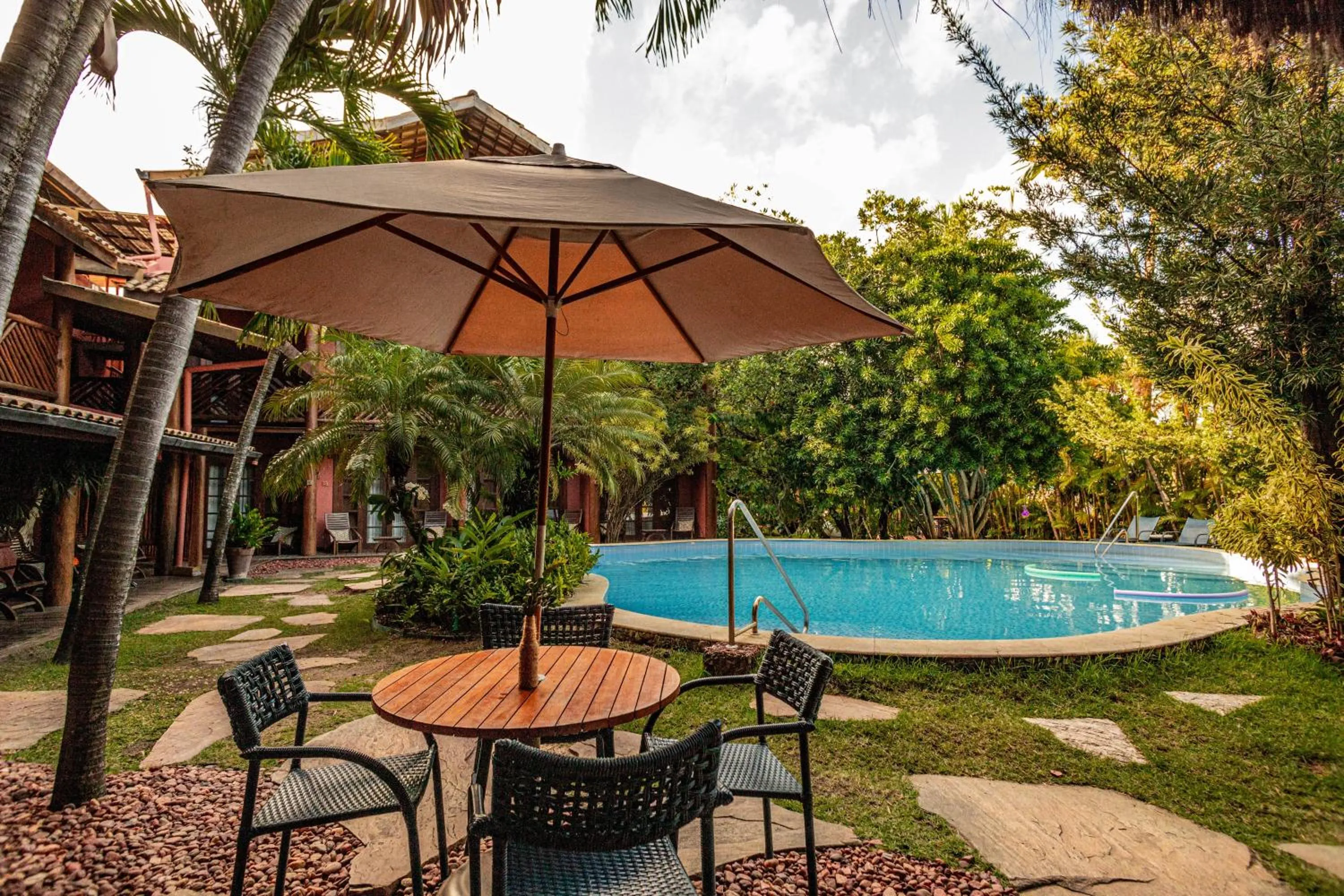 Swimming pool in Pousada Casa do Forte