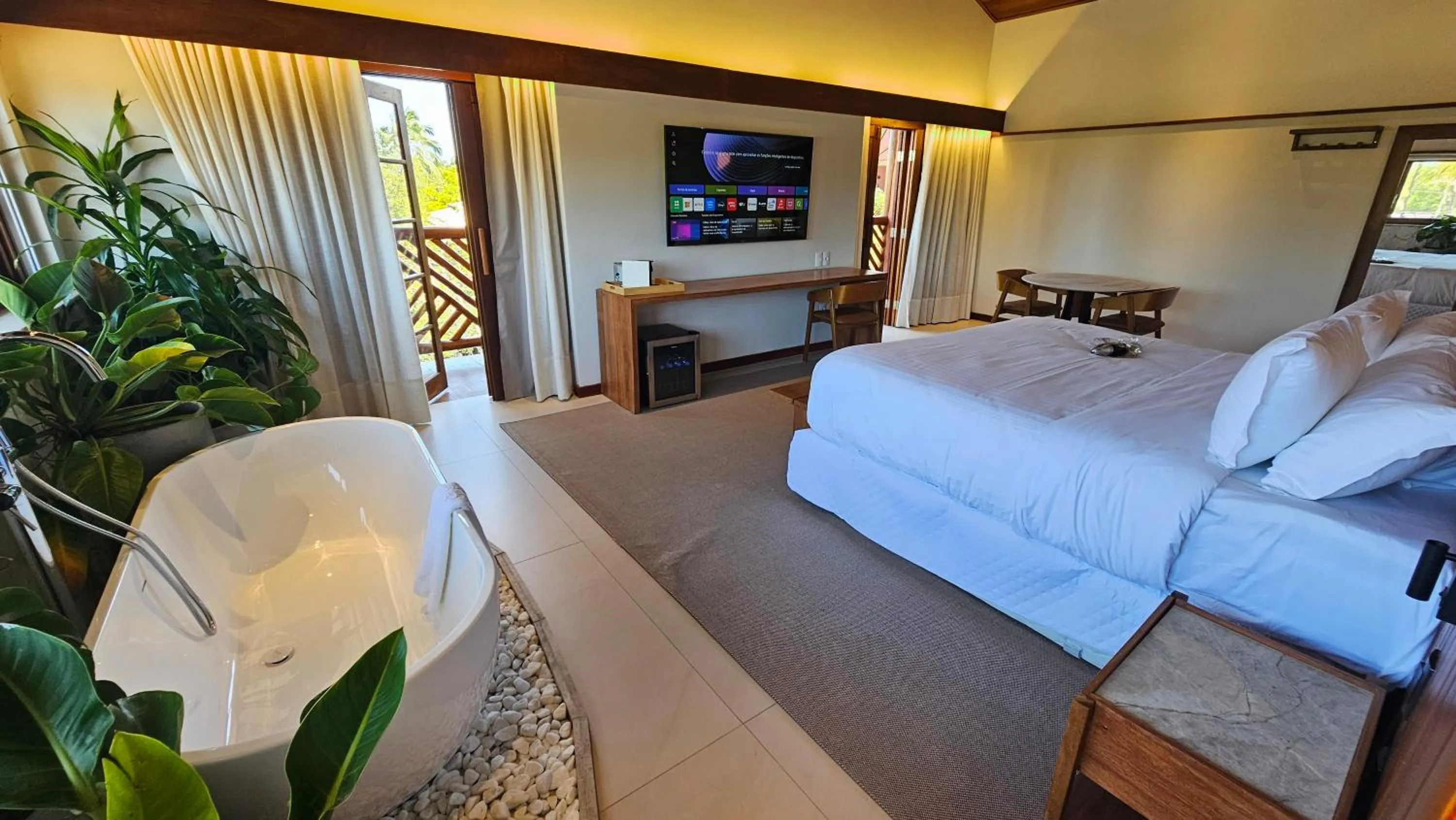 Bed in Pousada Casa do Forte