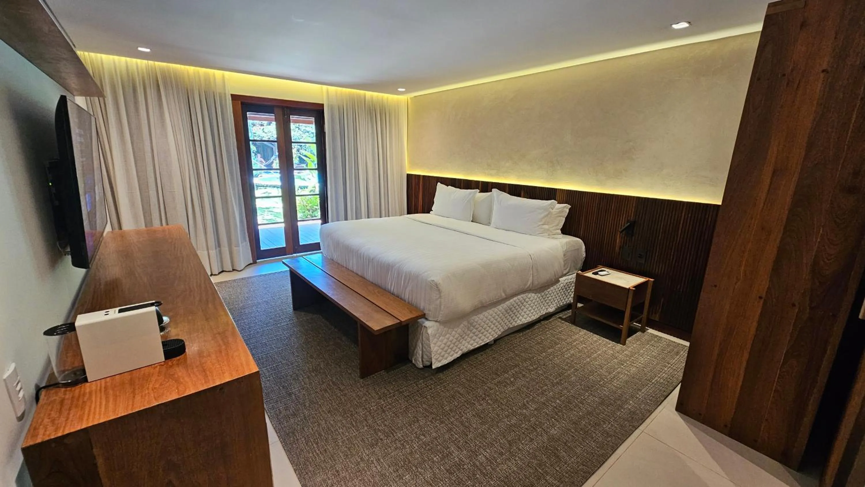 Bed in Pousada Casa do Forte