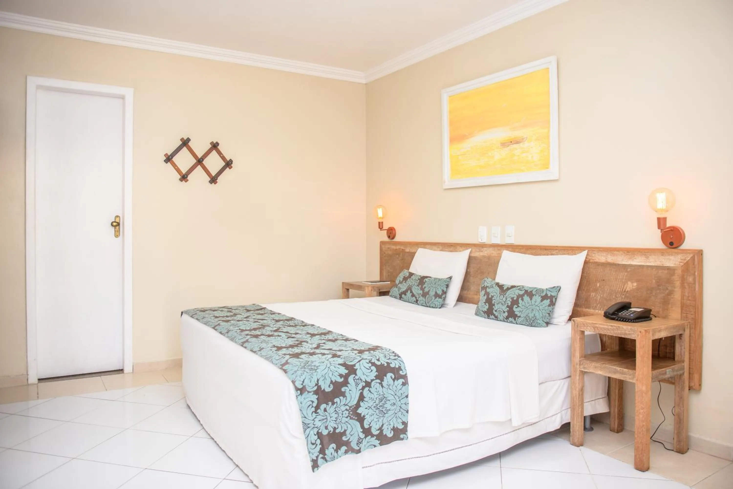 Bed in Hotel Don Quijote Búzios