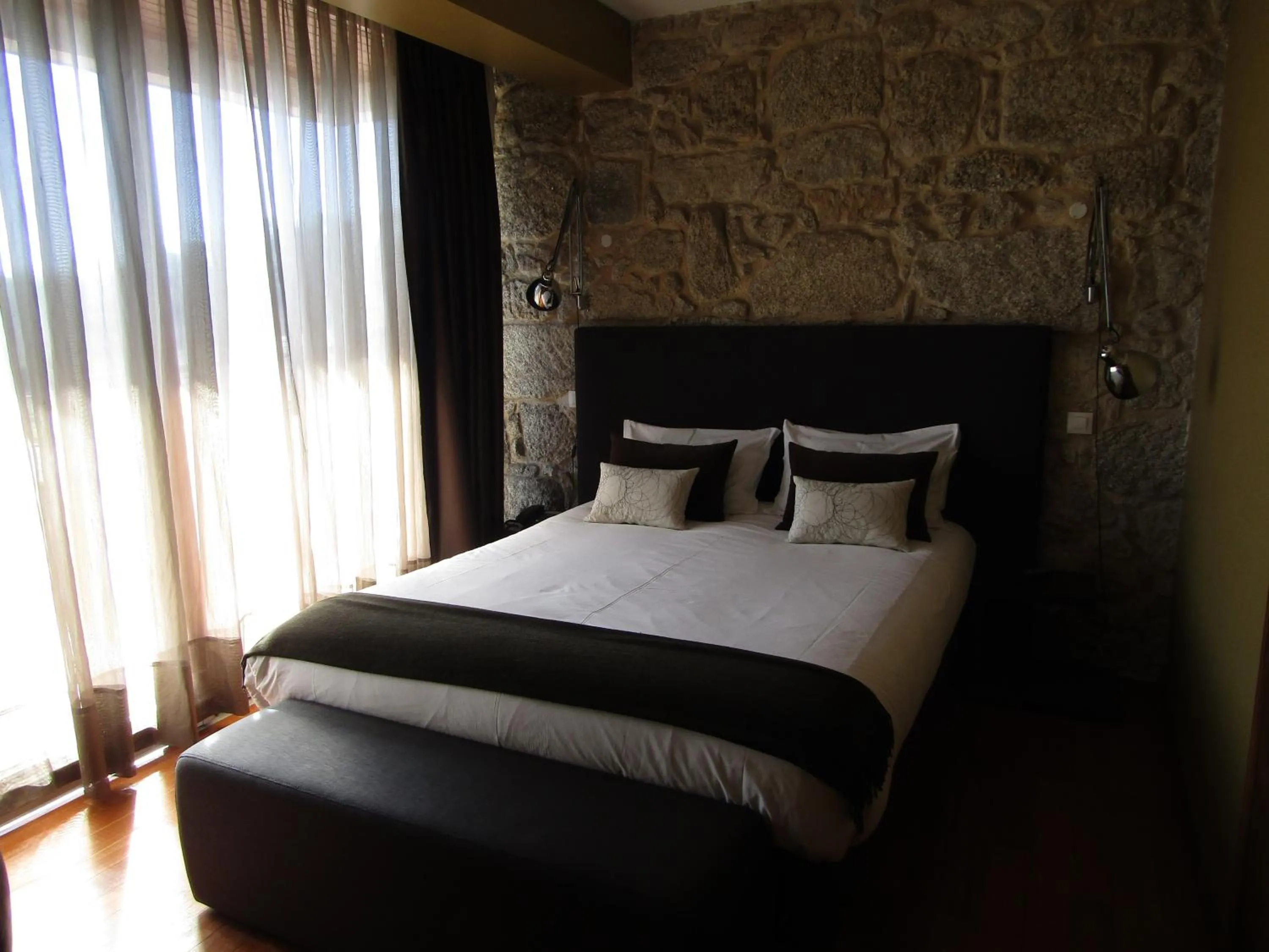 Bed in Quinta do Medronheiro Hotel Rural