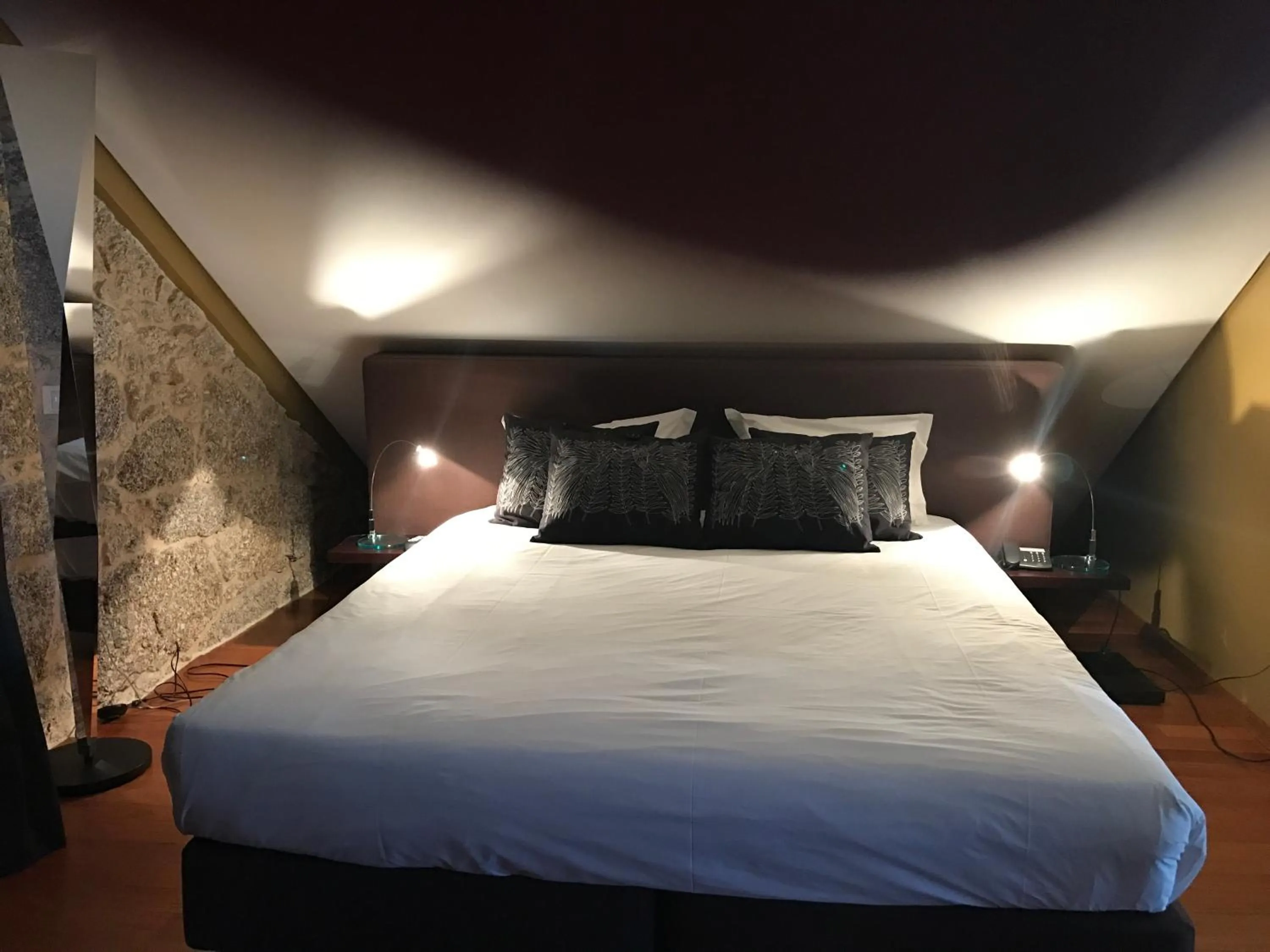 Bed in Quinta do Medronheiro Hotel Rural