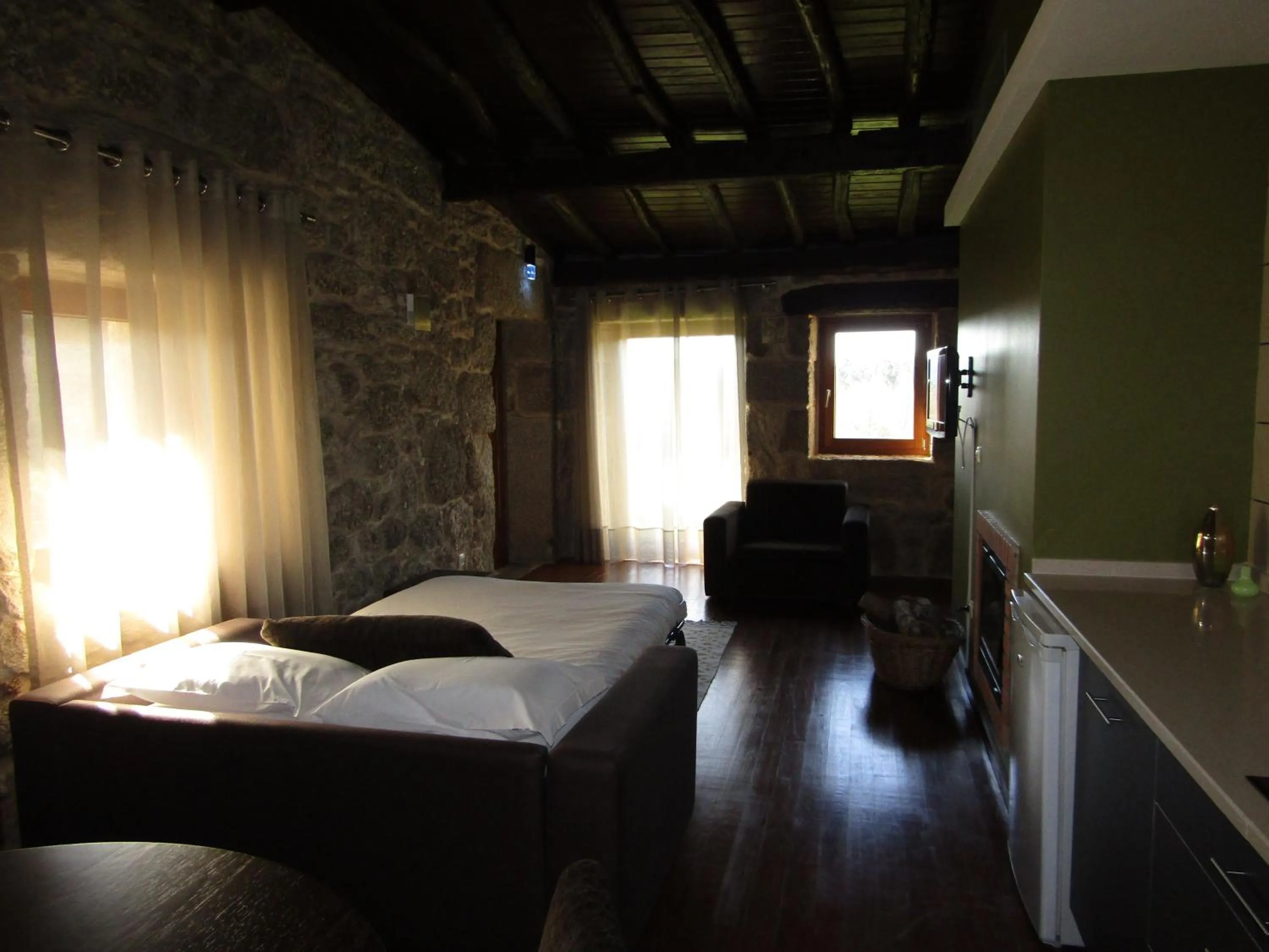 Bed in Quinta do Medronheiro Hotel Rural