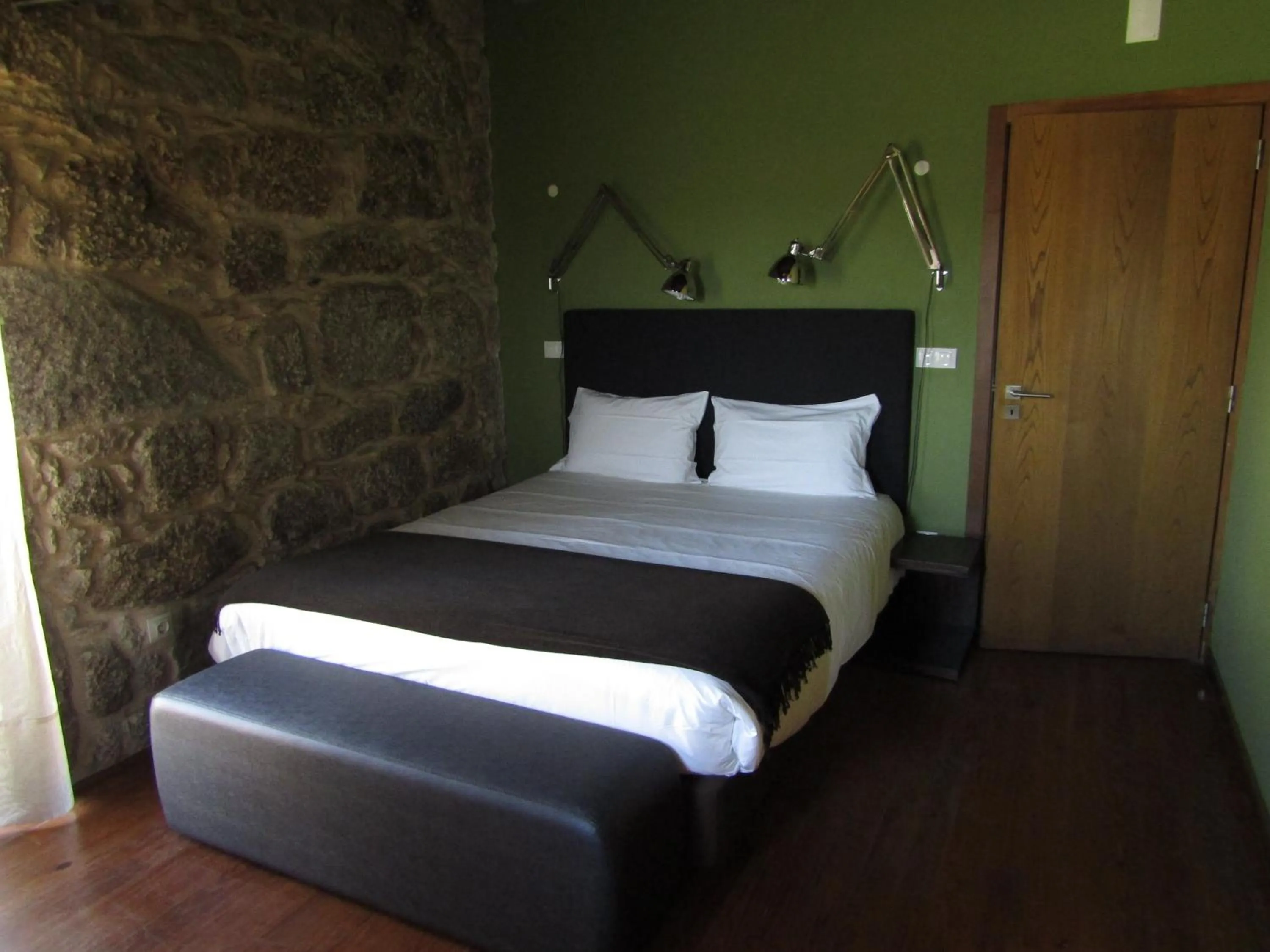 Bed in Quinta do Medronheiro Hotel Rural
