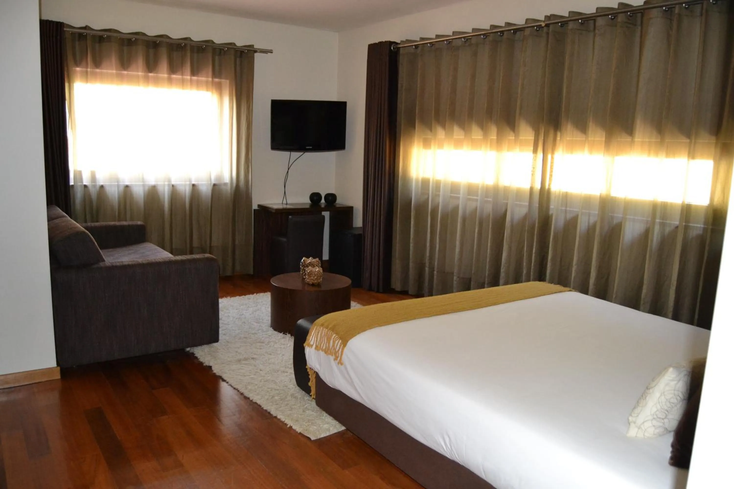 Bed in Quinta do Medronheiro Hotel Rural