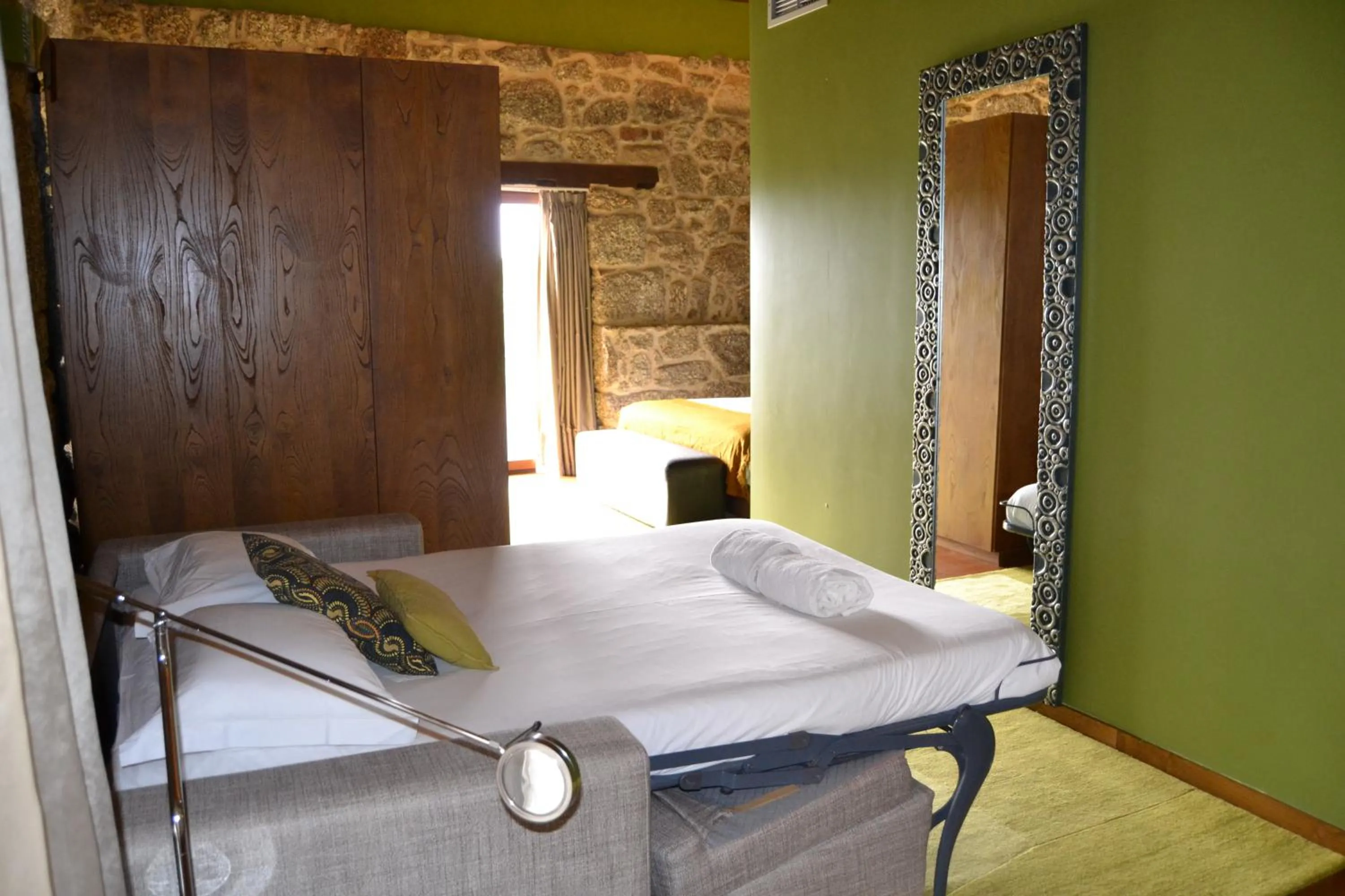 Bed in Quinta do Medronheiro Hotel Rural