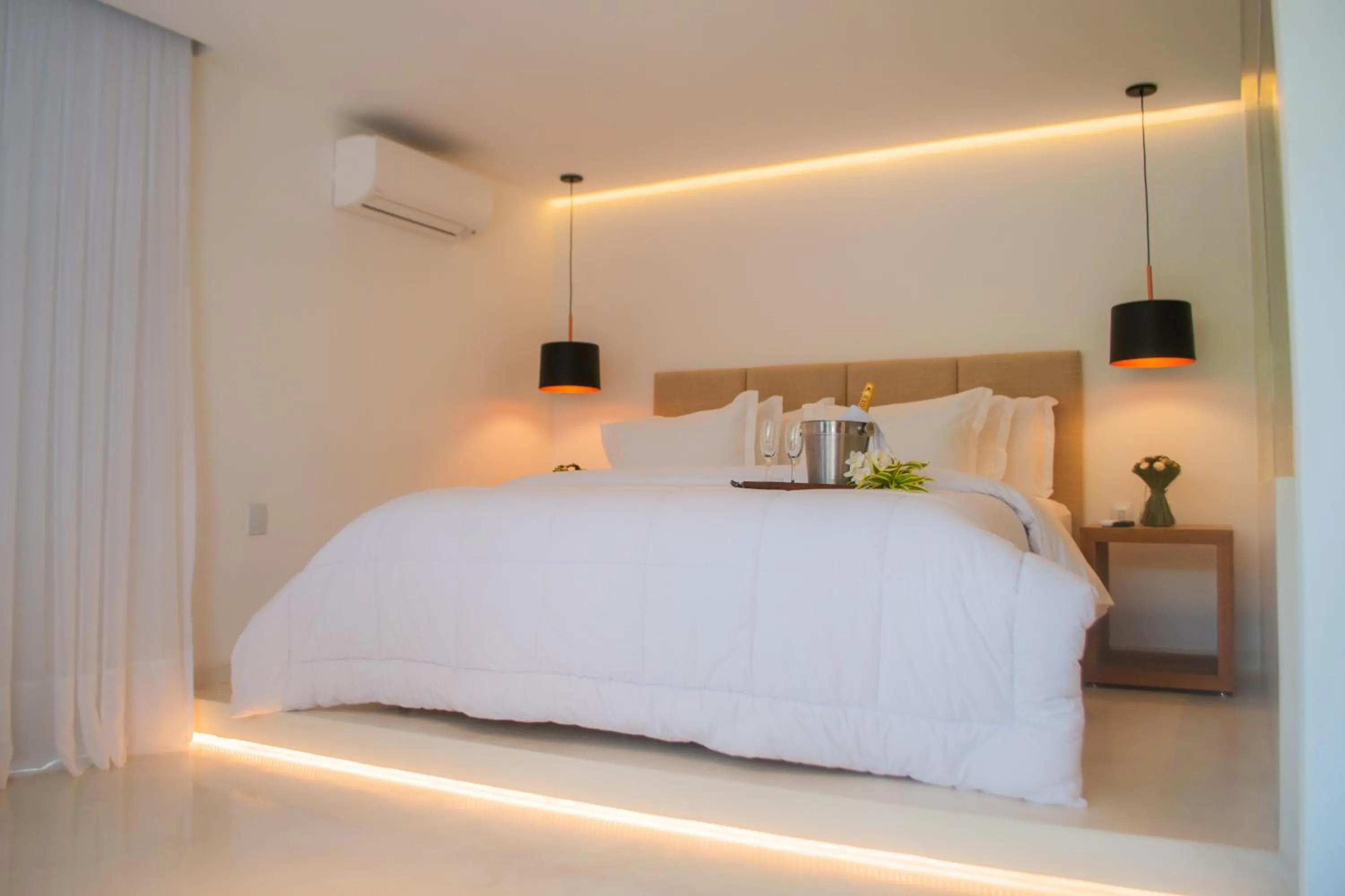 Bedroom, Bed in Pipa Lagoa Hotel