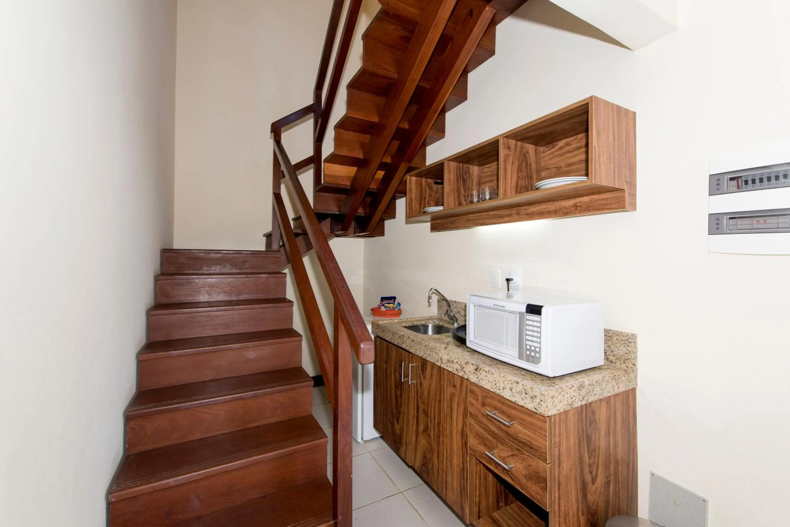 Kitchen or kitchenette in Pipa Lagoa Hotel