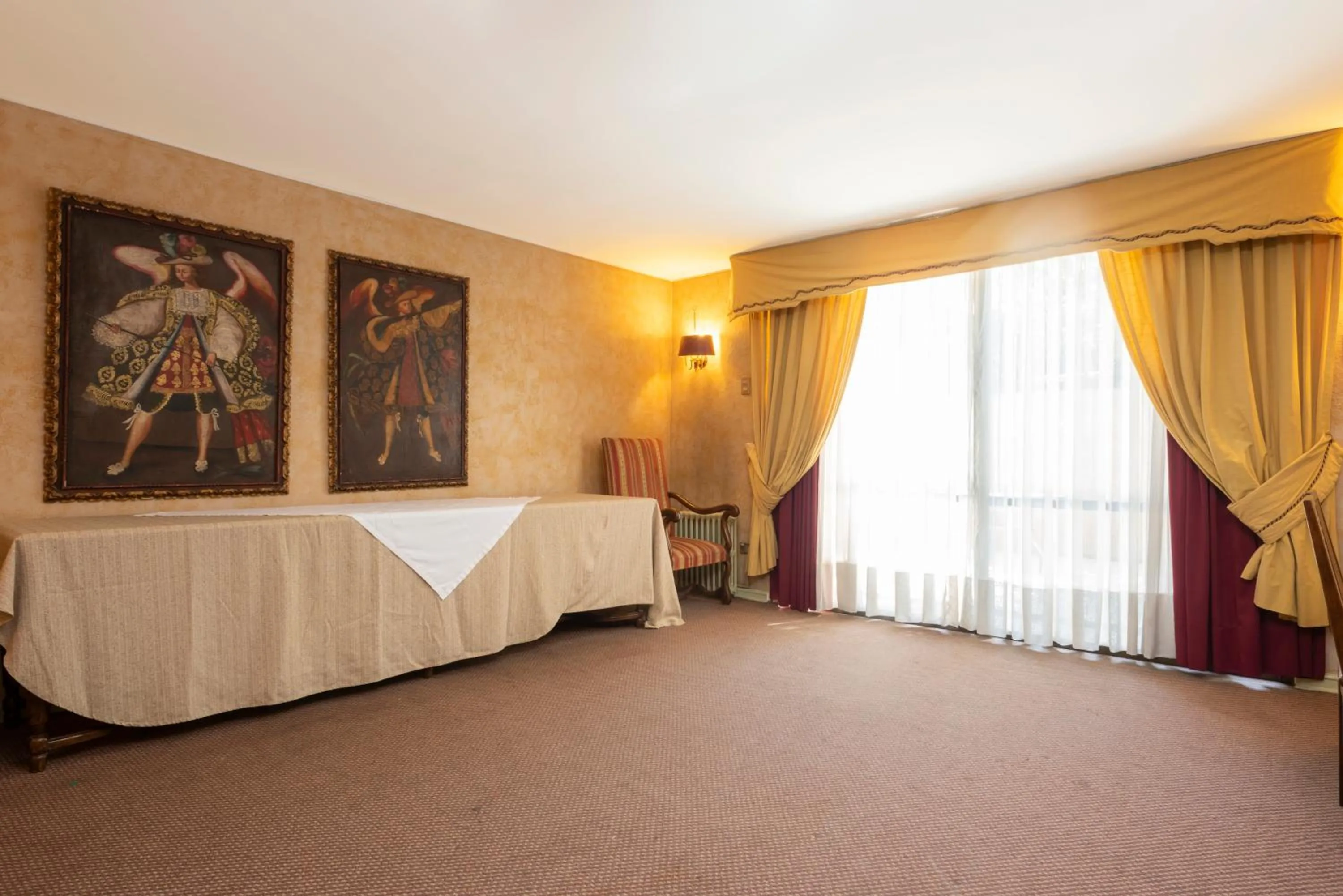 Meeting/conference room, Bed in Teclados Hotel