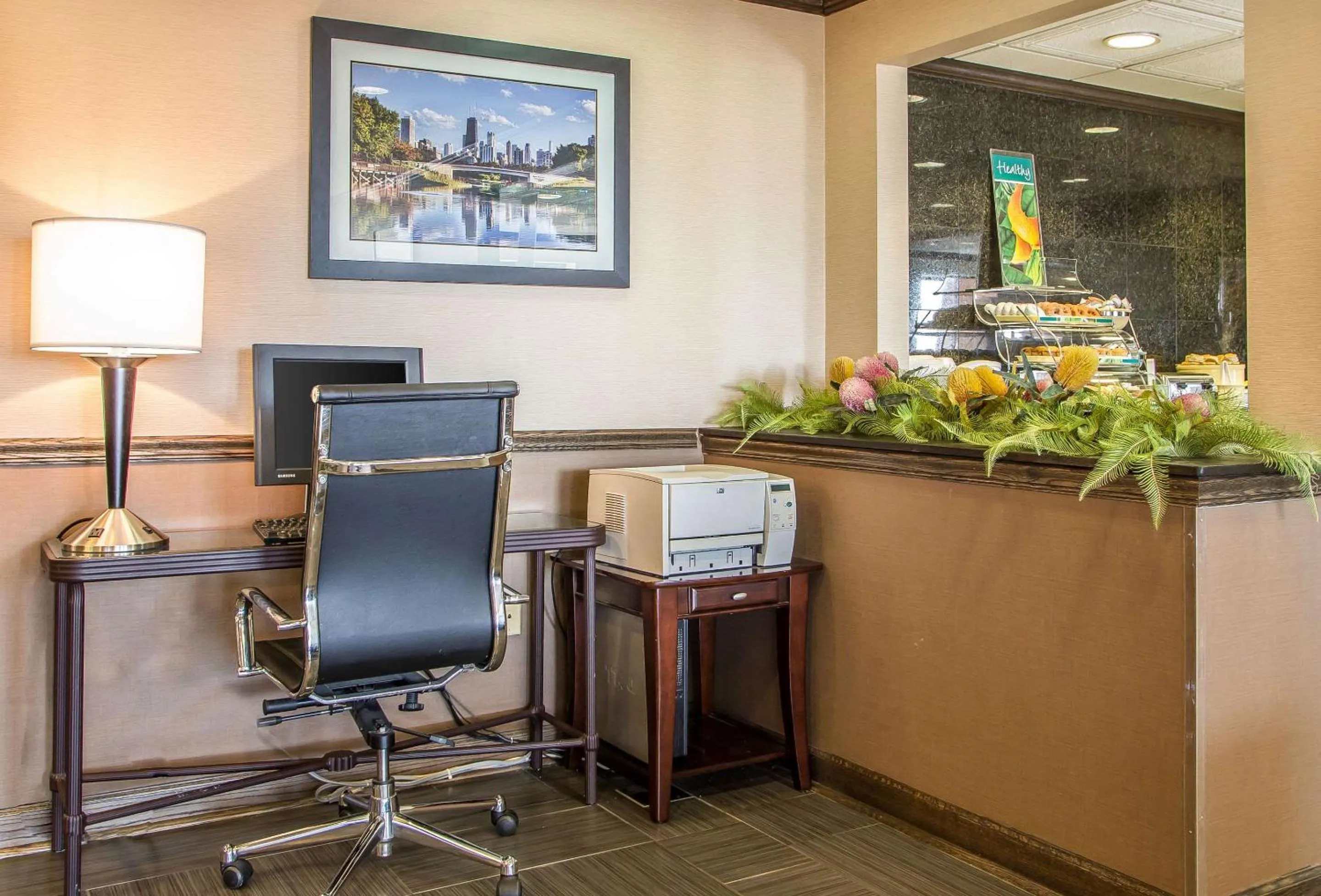 On site in Quality Inn Elgin I-90