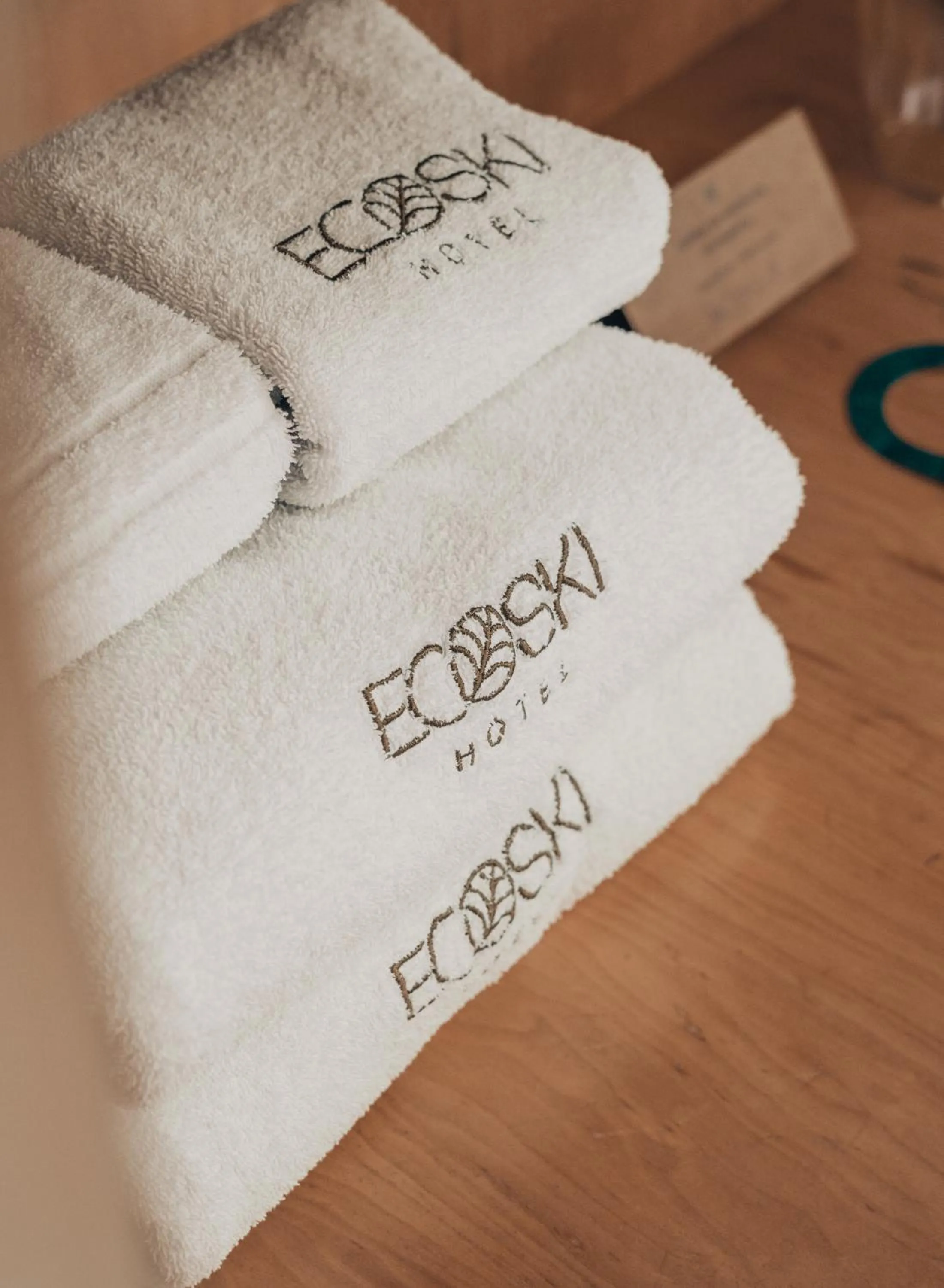 towels in Hotel EcoSki by bund