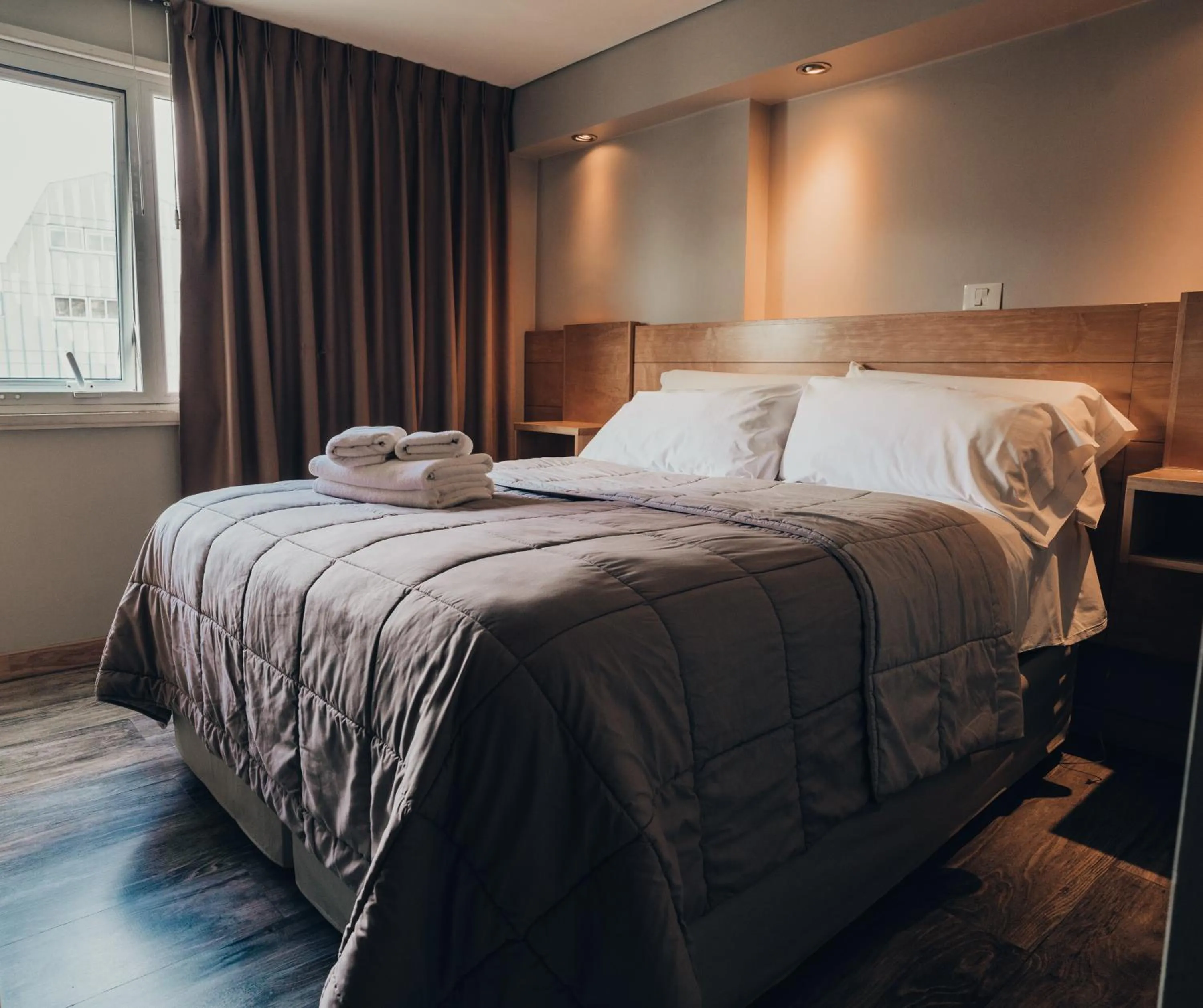 Bed in Hotel EcoSki by bund