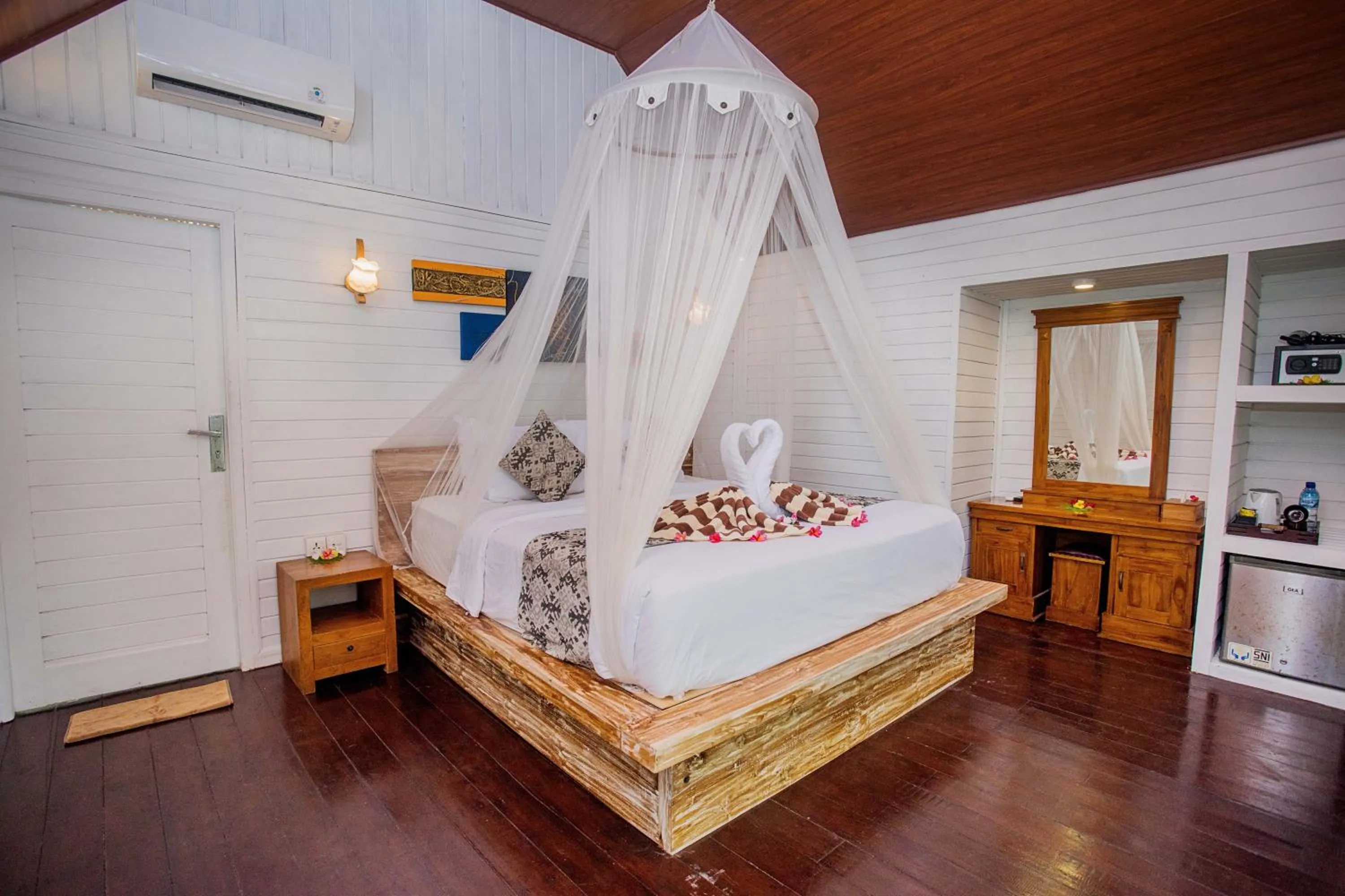Bed in Sanghyang Bay Villas