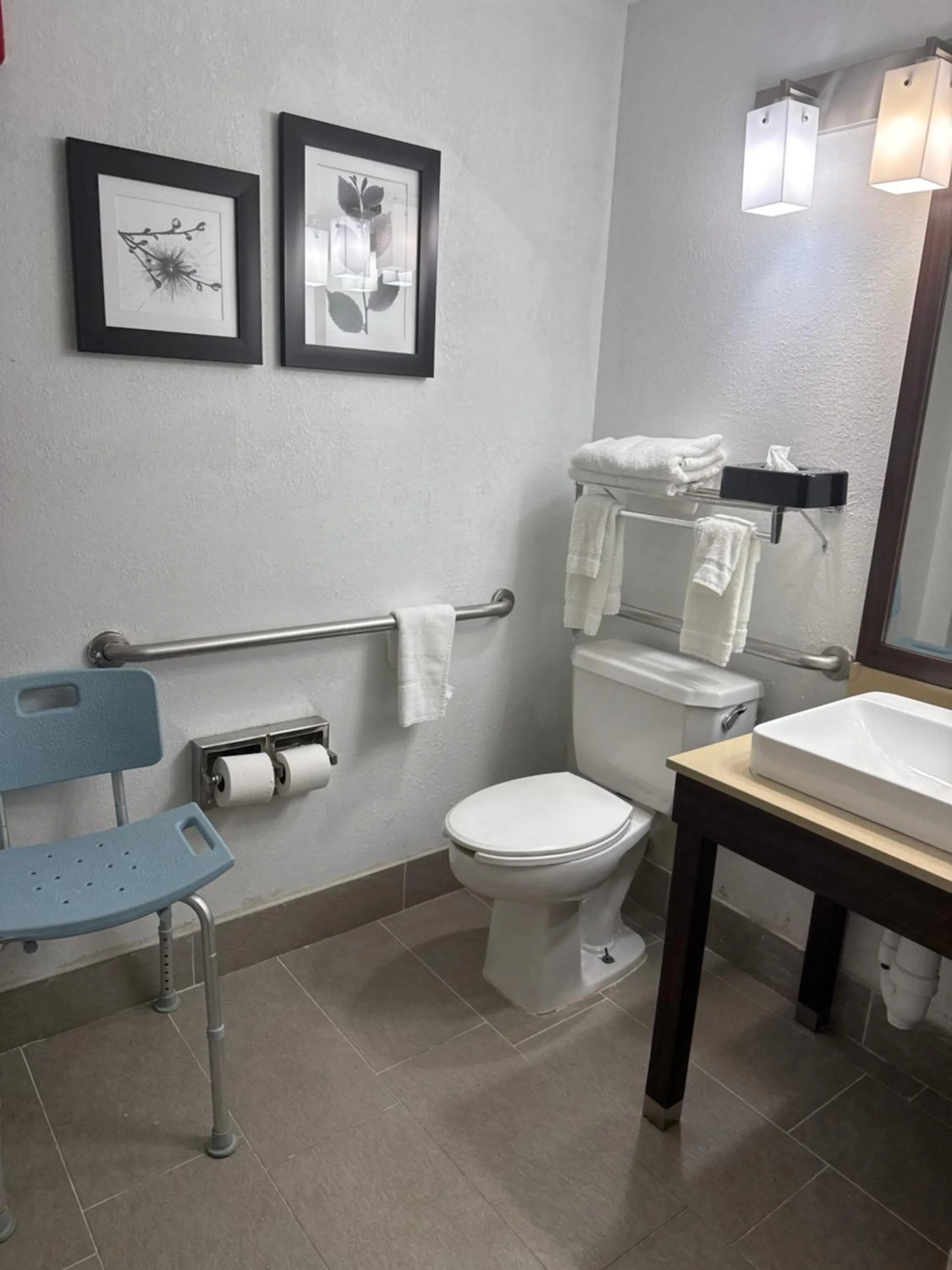 Toilet in Country Inn & Suites by Radisson, Elgin, IL