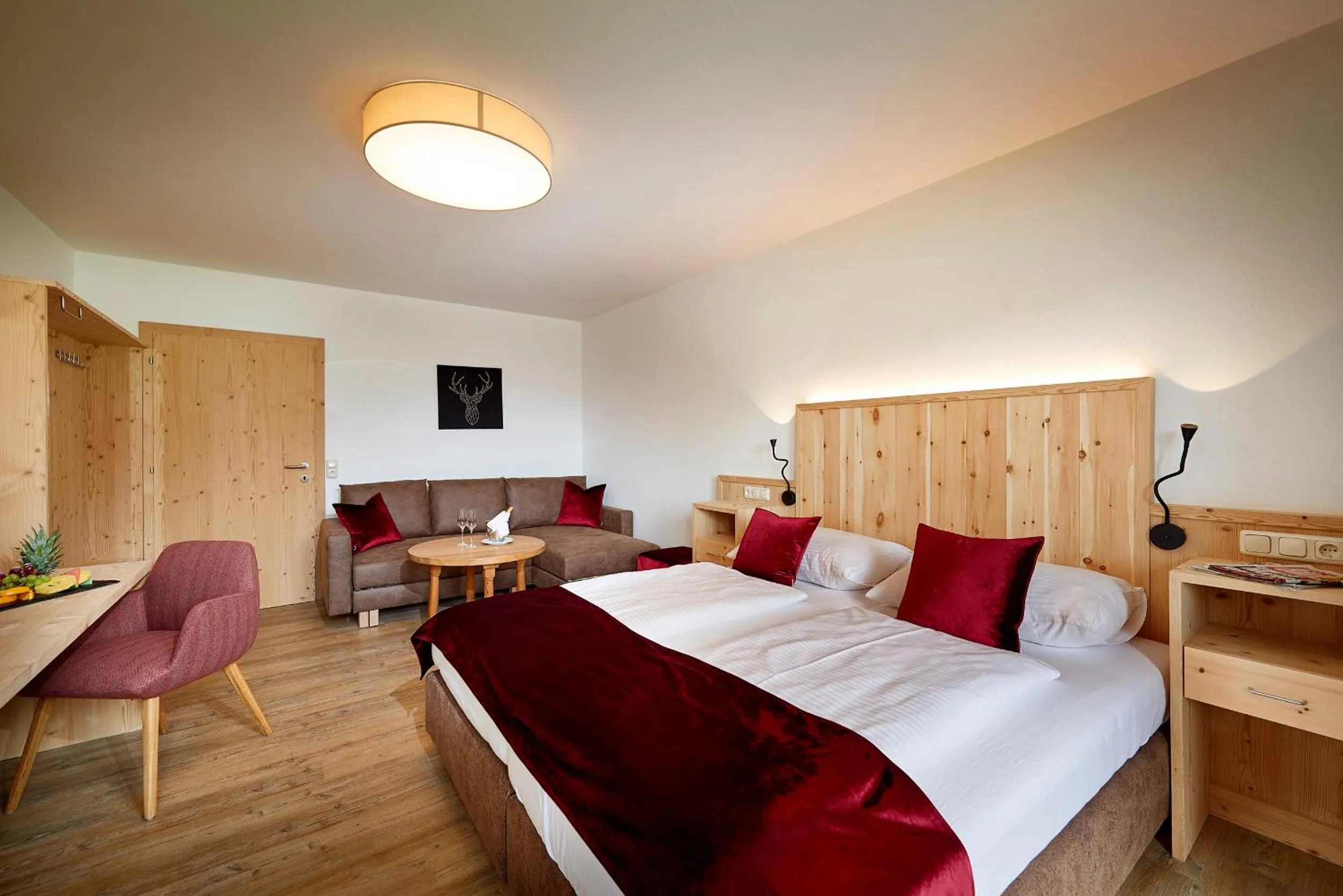 Bed in AlpenOase Sonnhof