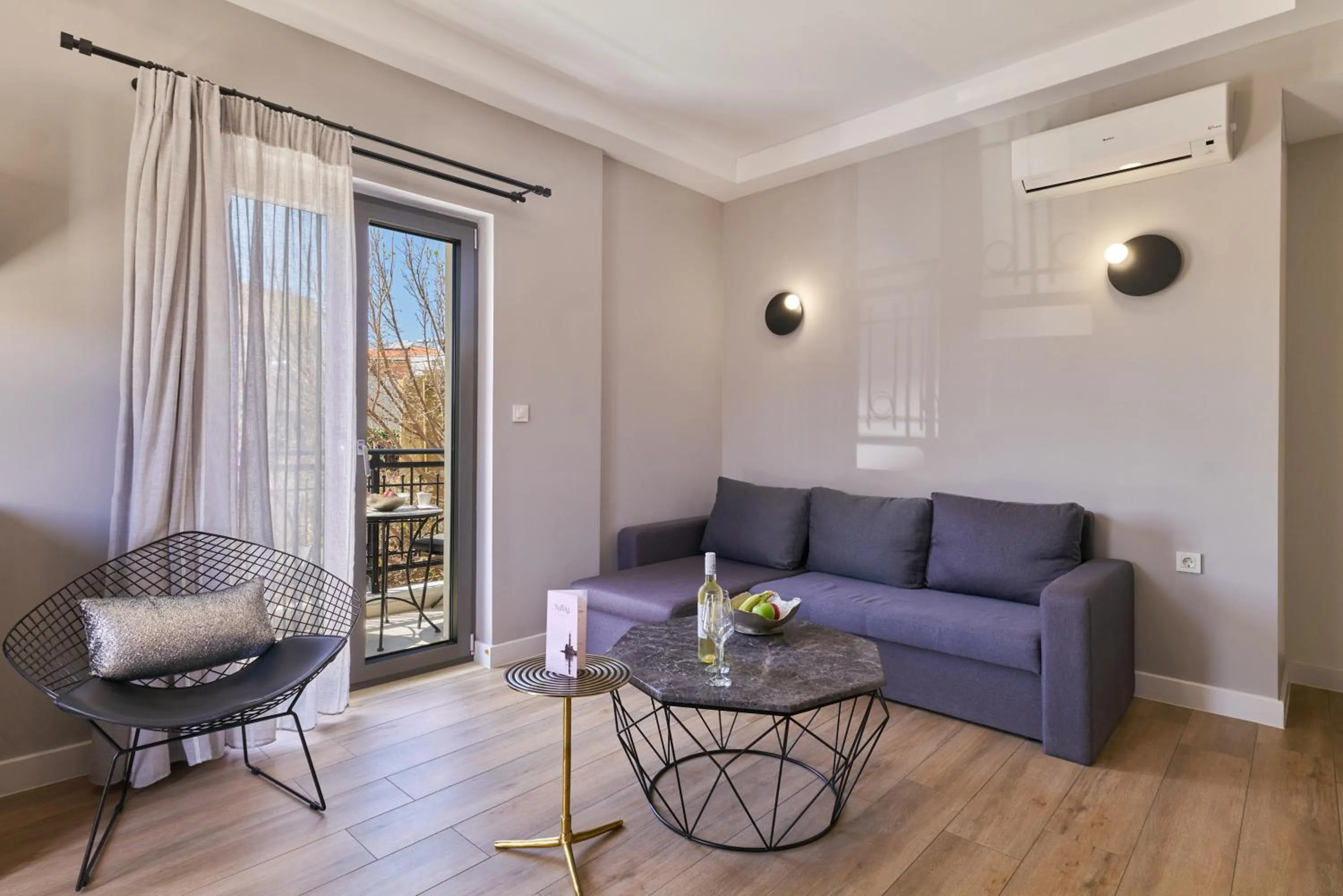 Living room in Nival Luxury Suites