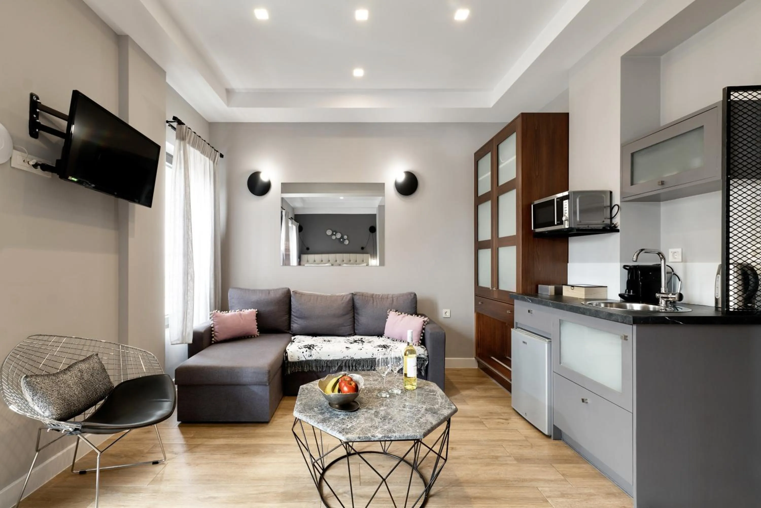 Living room in Nival Luxury Suites