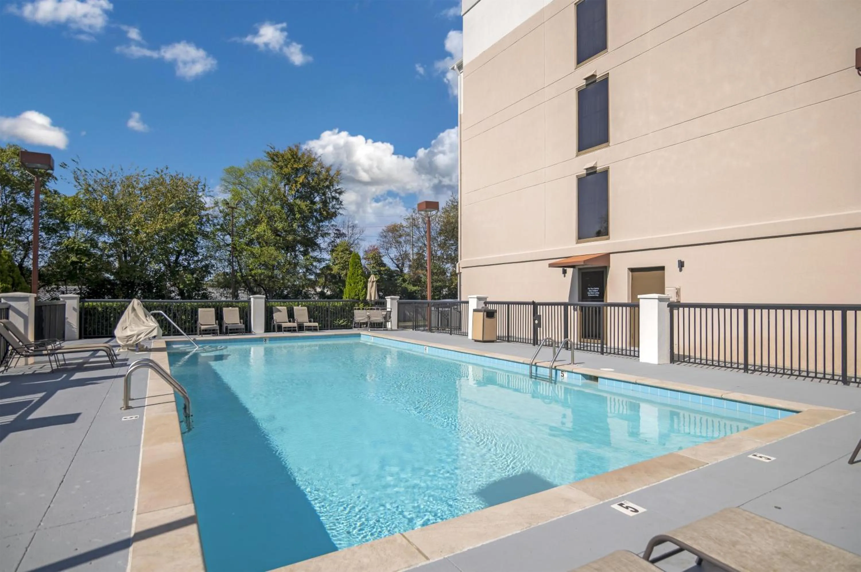 Pool view in Best Western Suites near Opryland