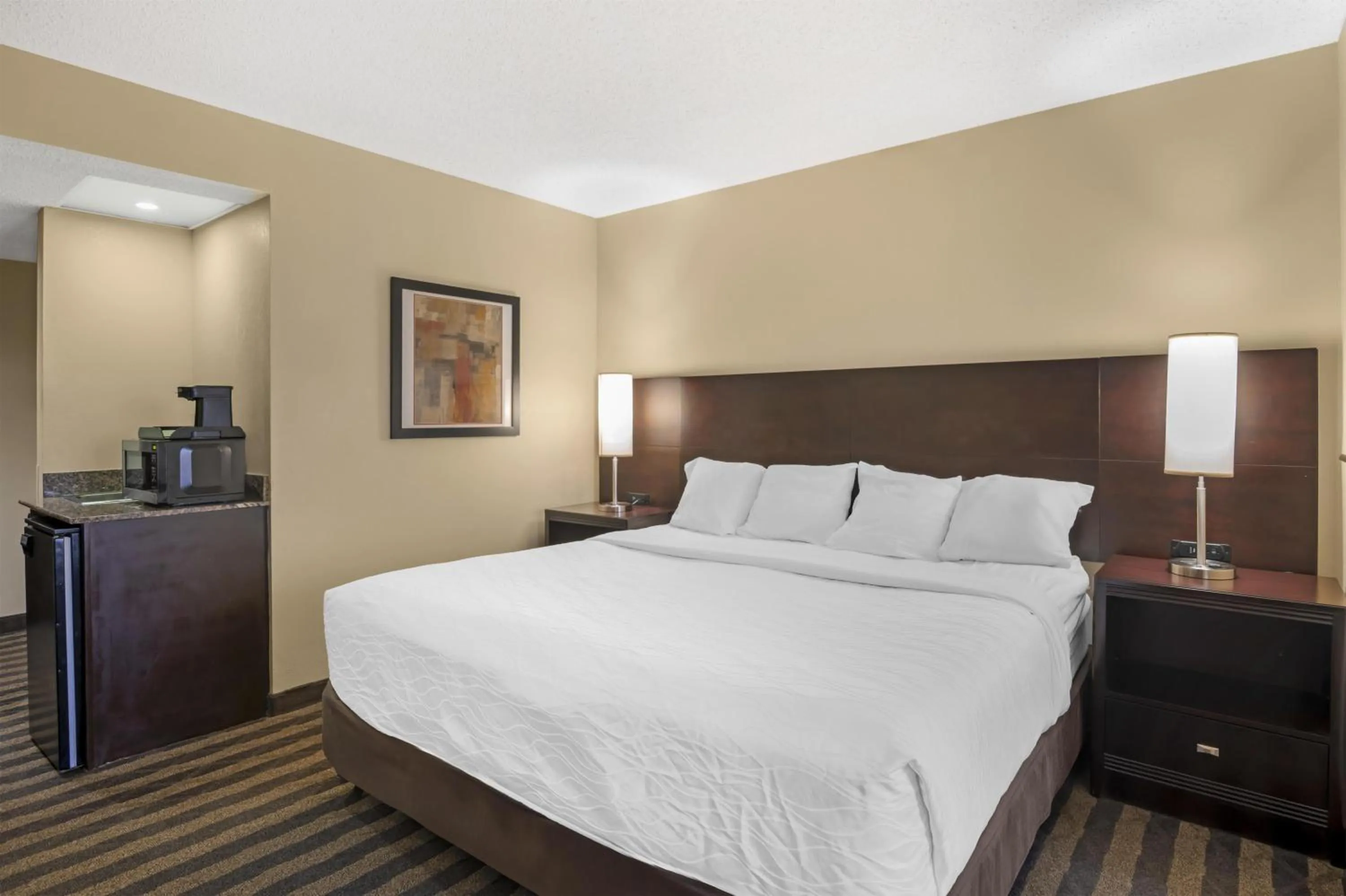 Bedroom, Bed in Best Western Suites near Opryland