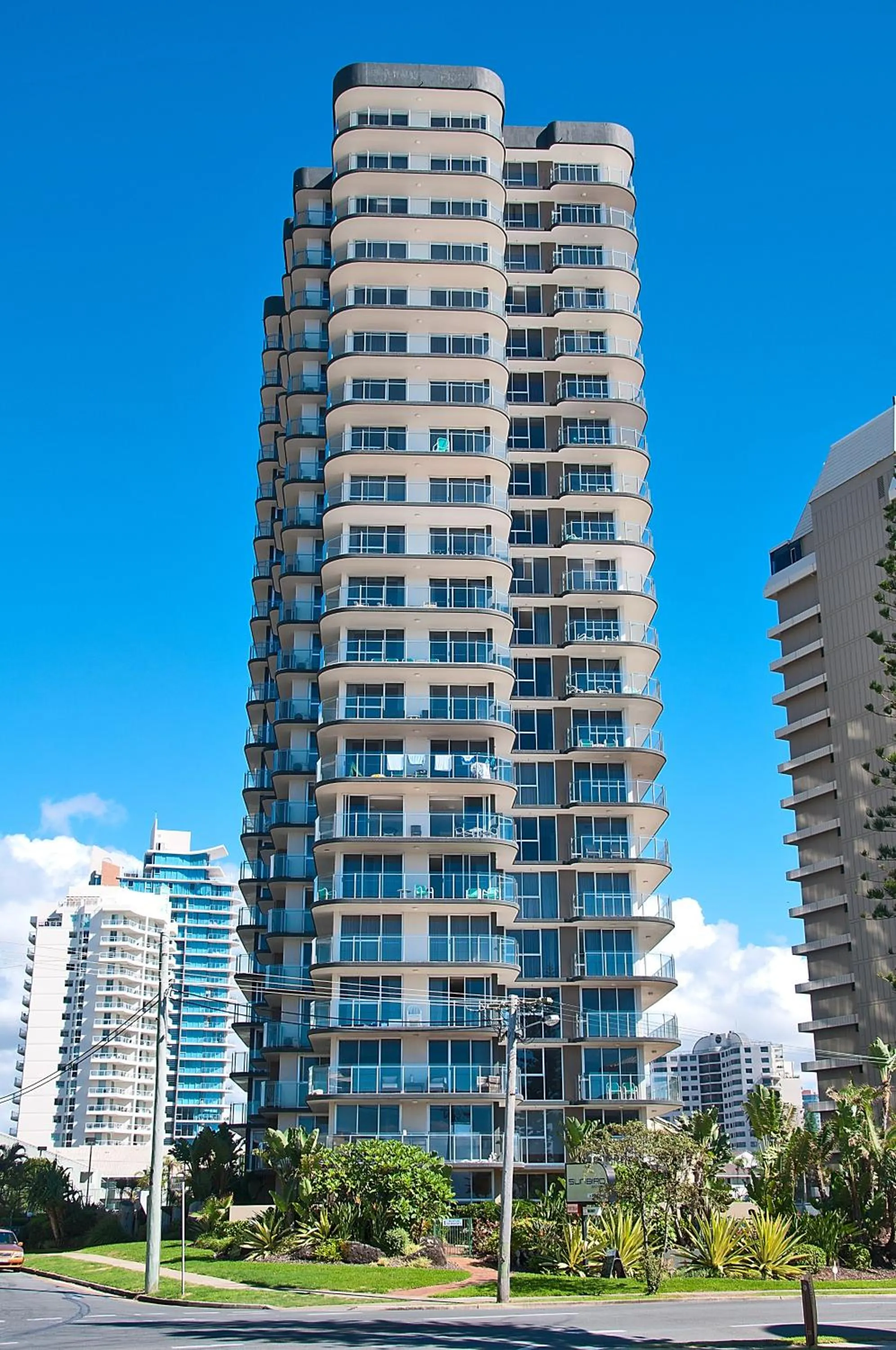 Property building in Sunbird Beach Resort Gold Coast