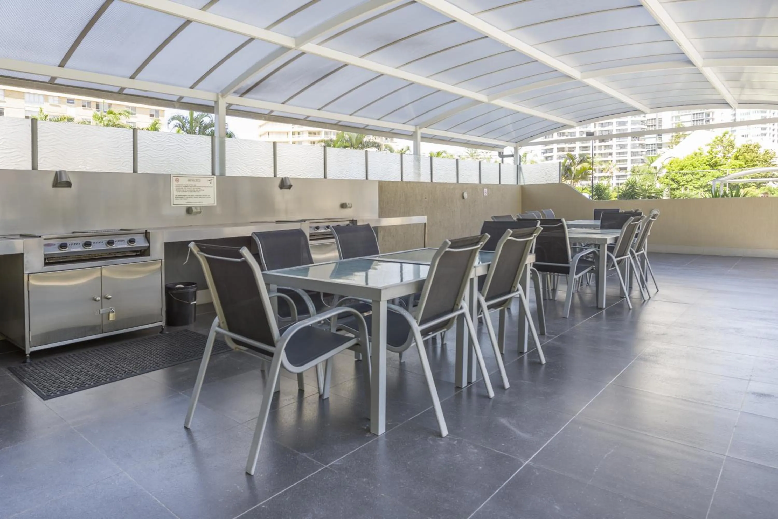 BBQ facilities in Sunbird Beach Resort Gold Coast