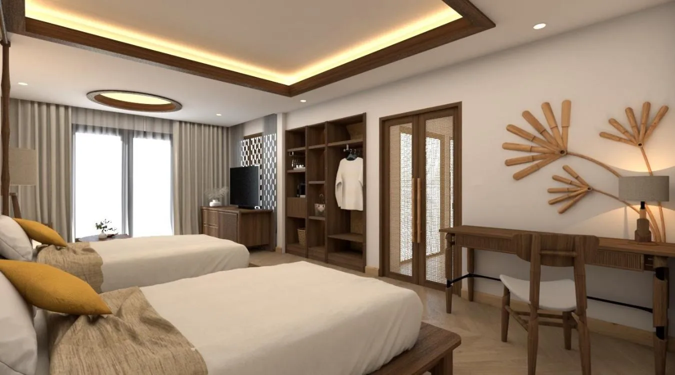 Bed in Railay Bay Resort & Spa