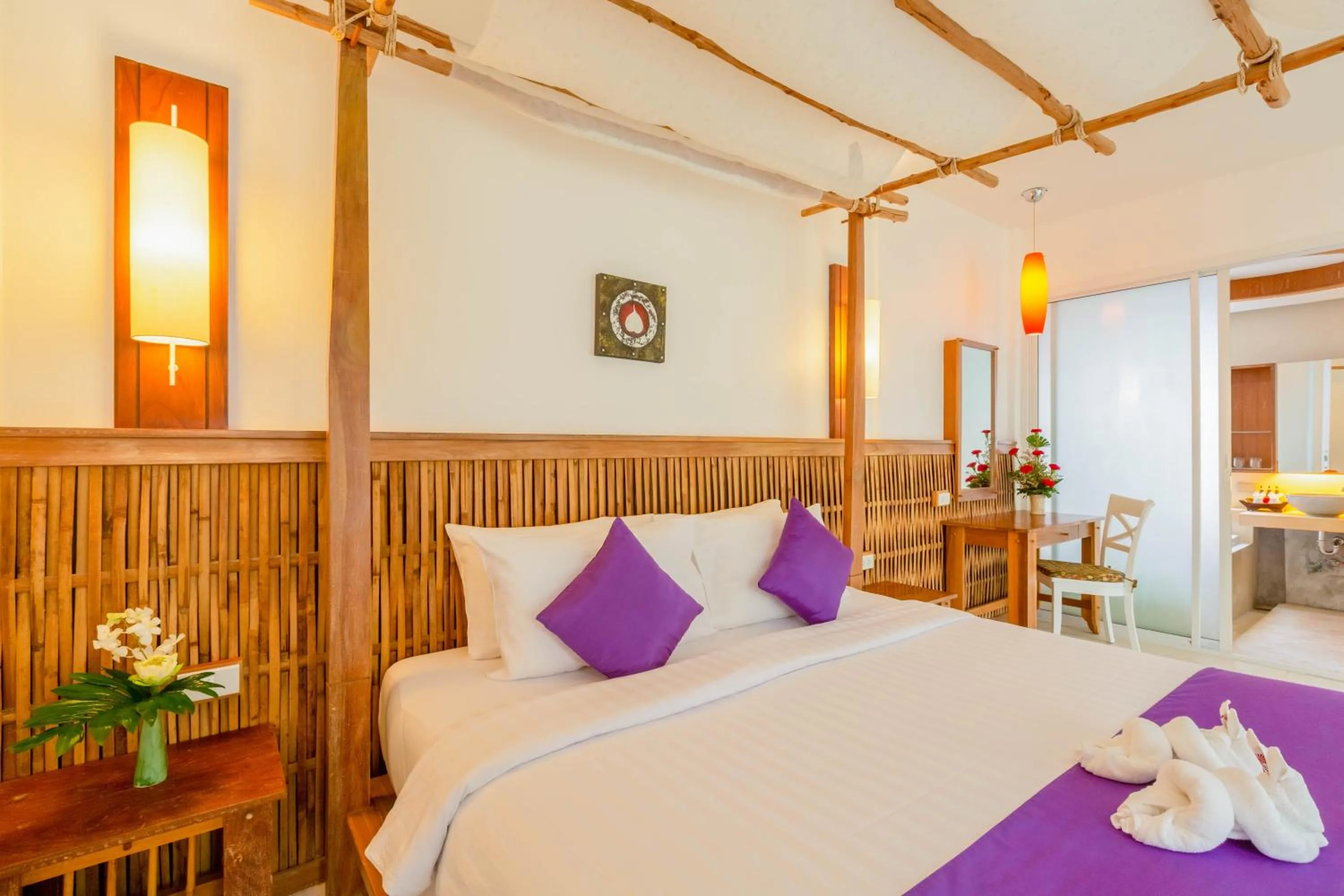 Bed in Railay Bay Resort & Spa