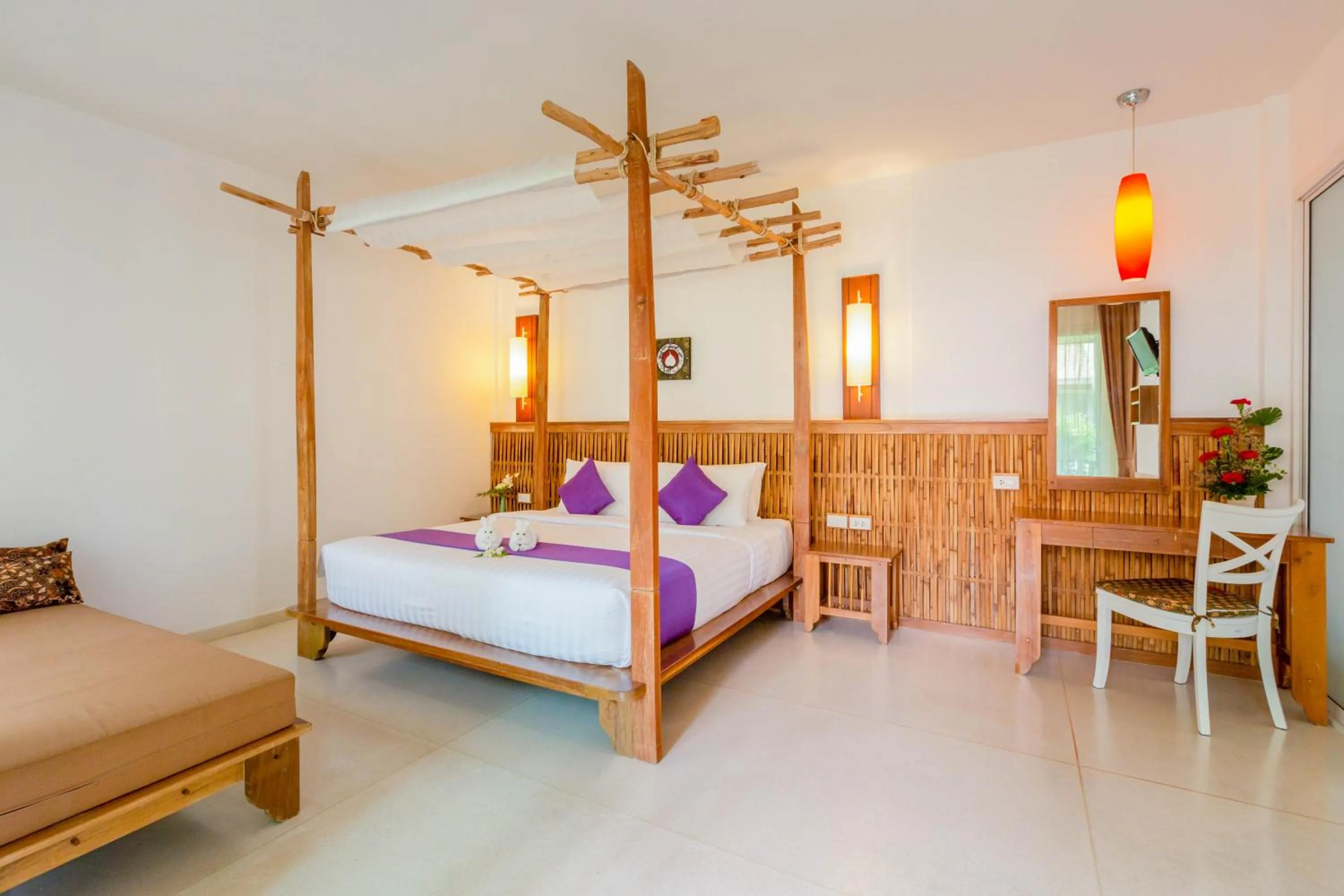Bed in Railay Bay Resort & Spa