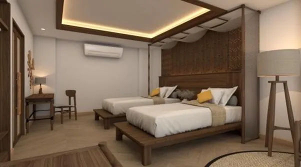 Bed in Railay Bay Resort & Spa