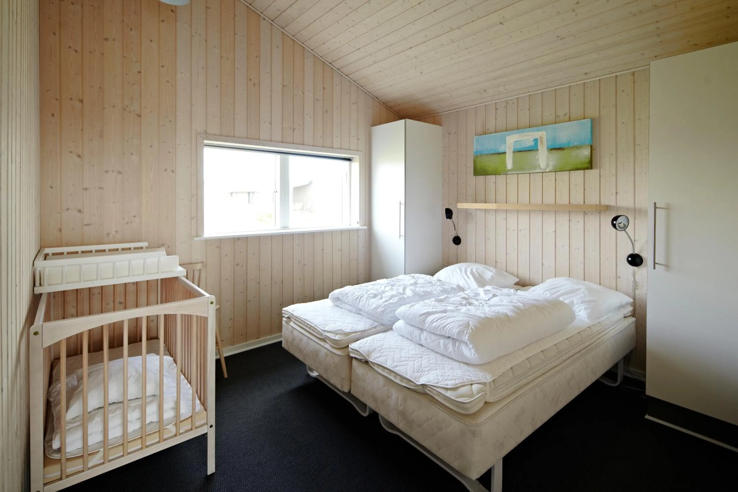 Bedroom, Bed in Lalandia Billund