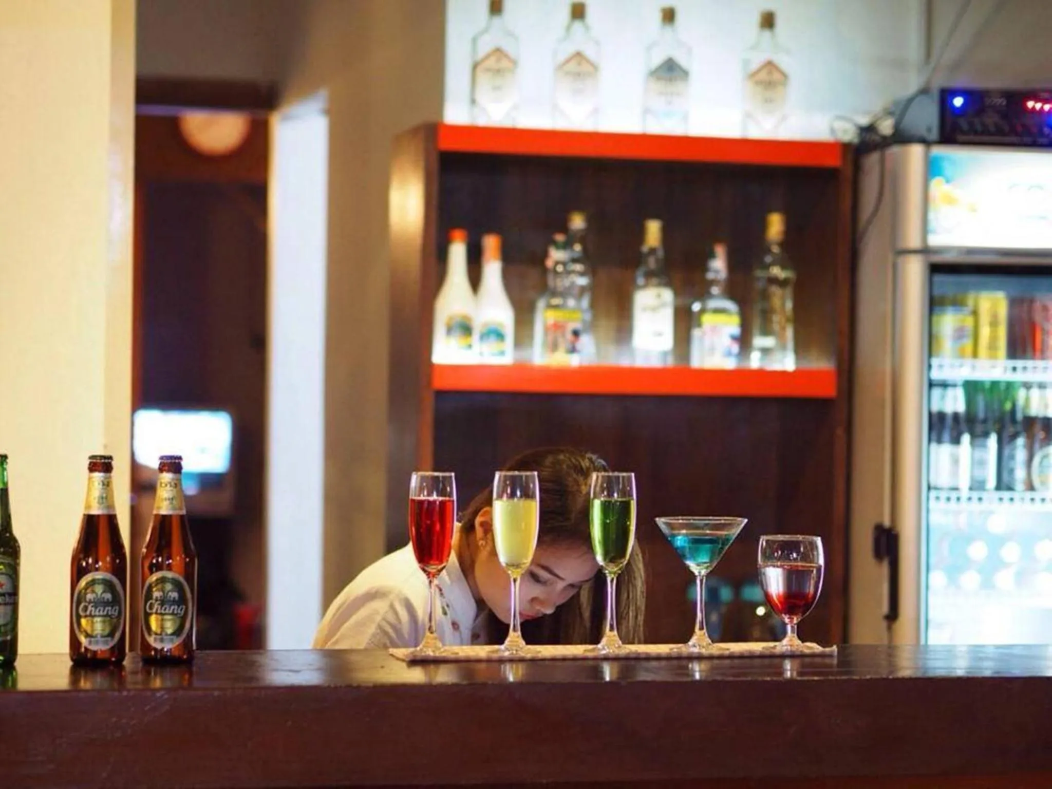 Lounge or bar in Vieng Mantra Hotel