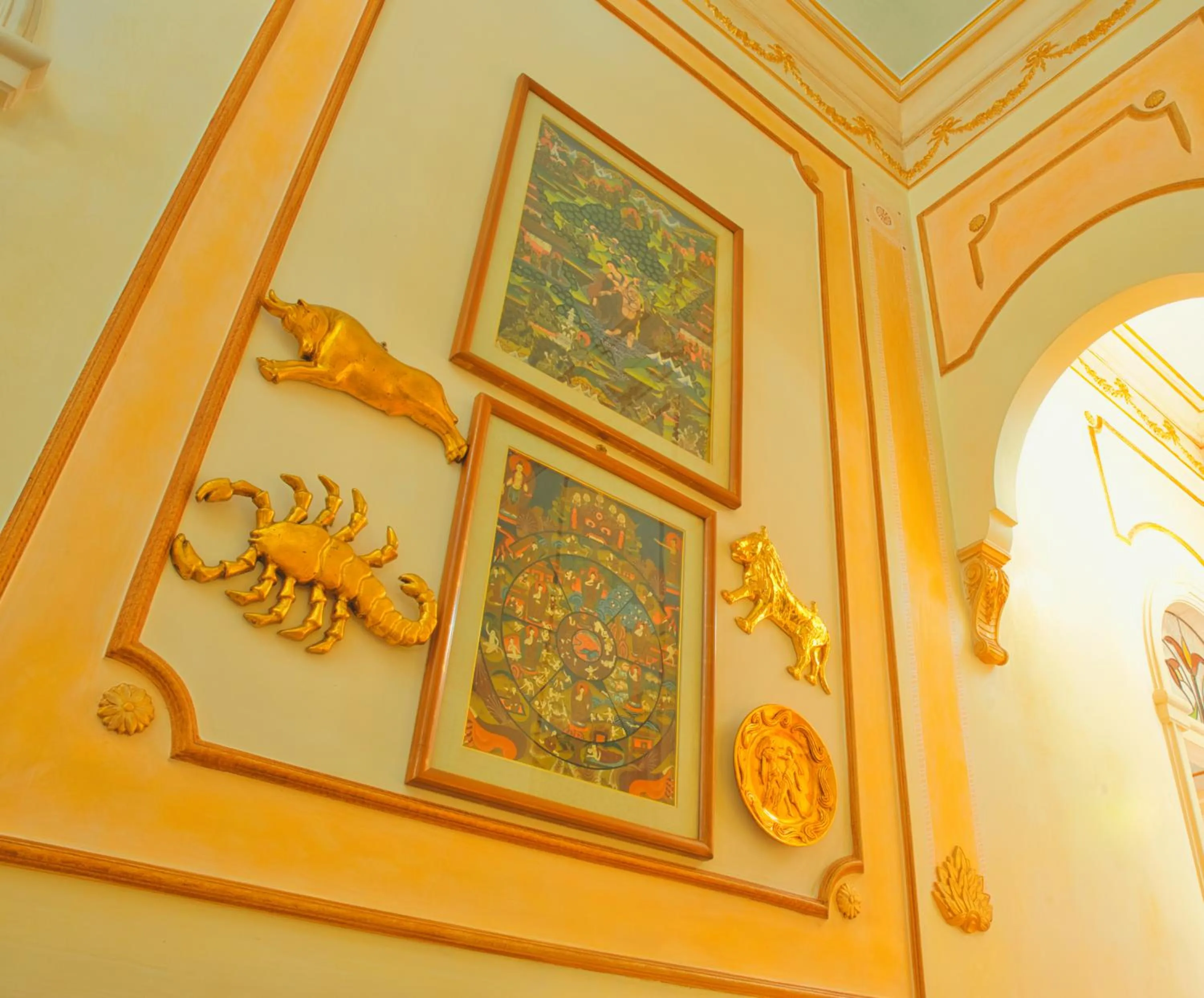 Decorative detail in B&B Flora House