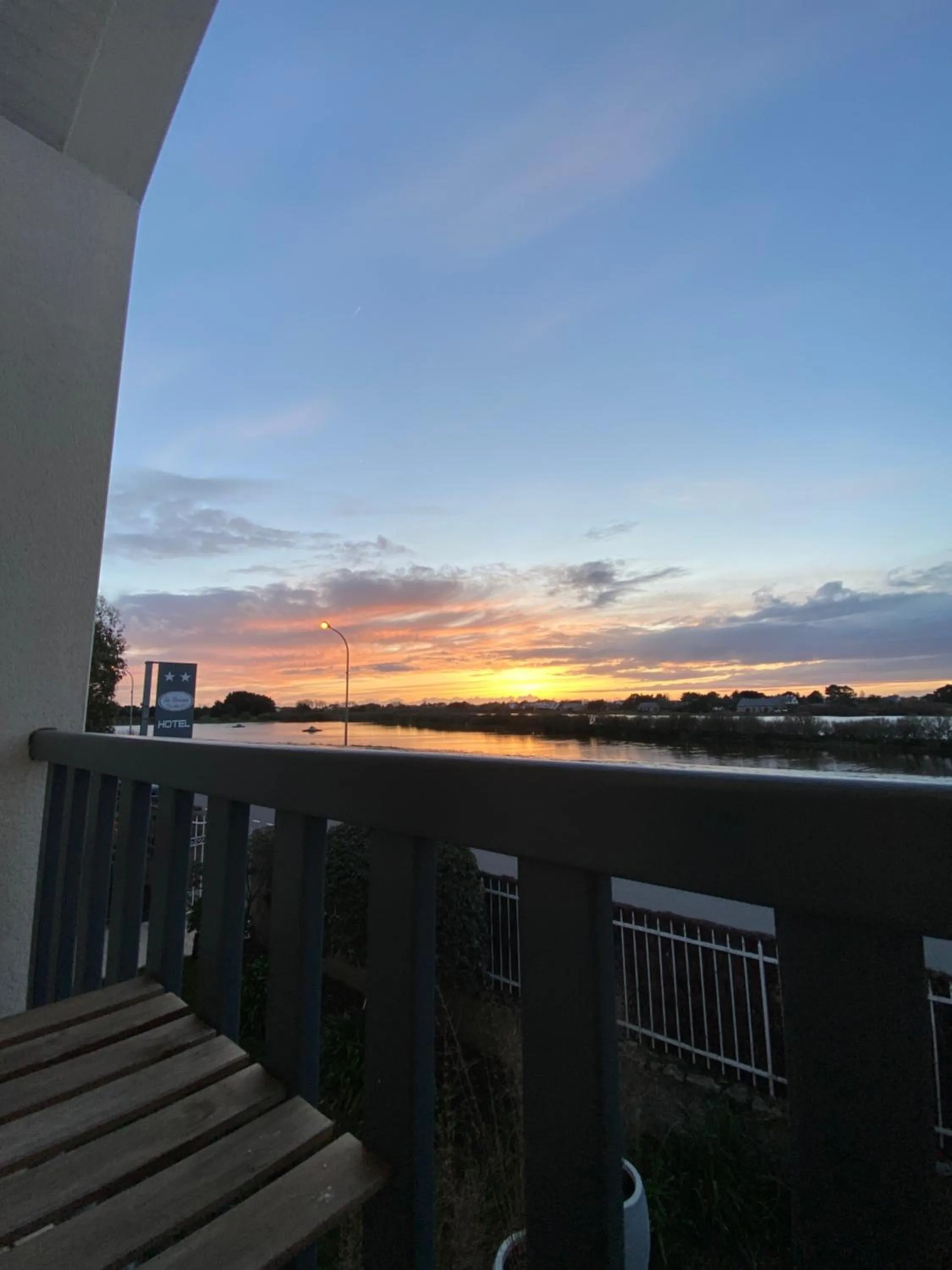 Sunset in Hotel La Licorne