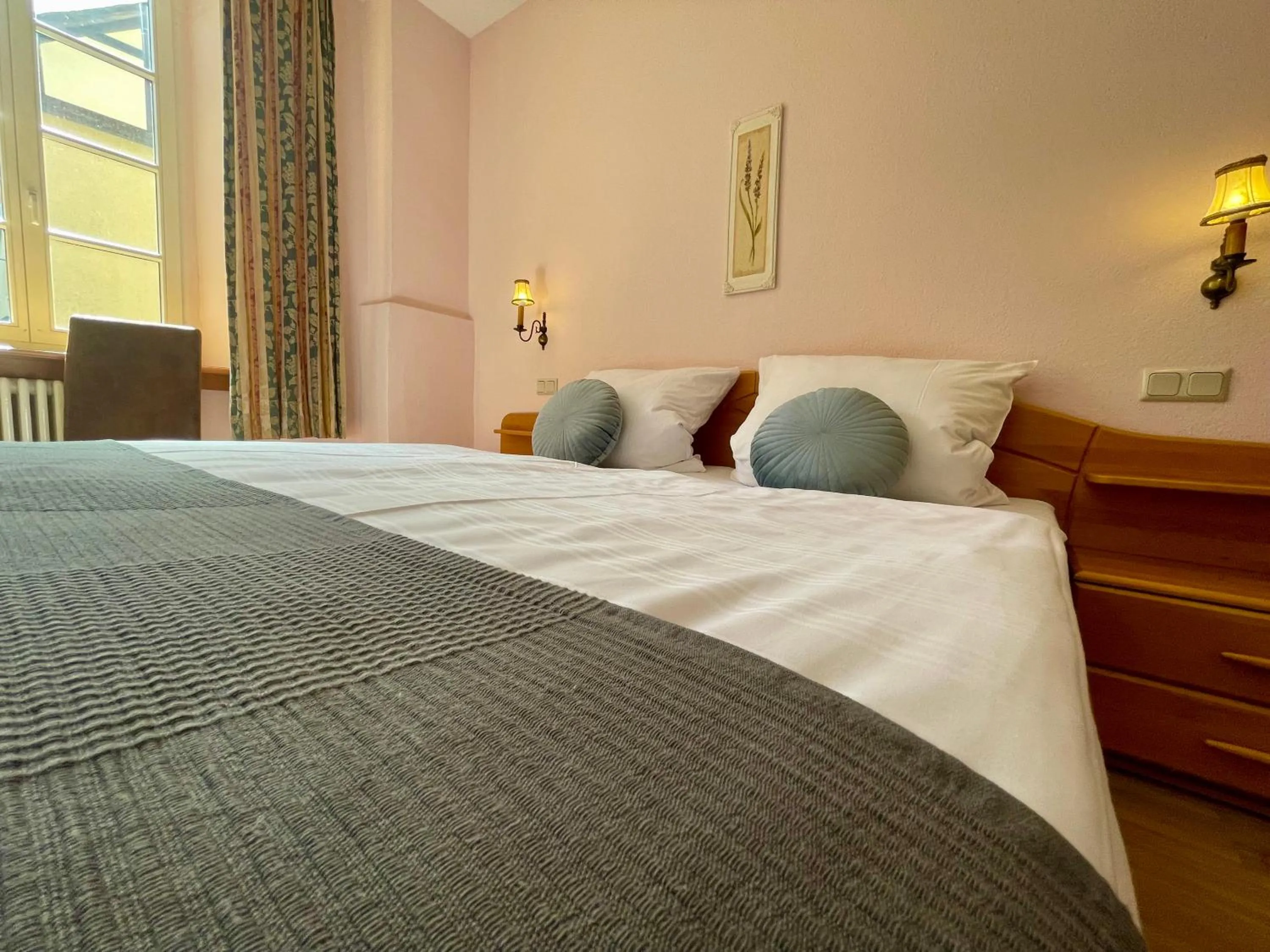 Bed in Hotel Schloss Zell