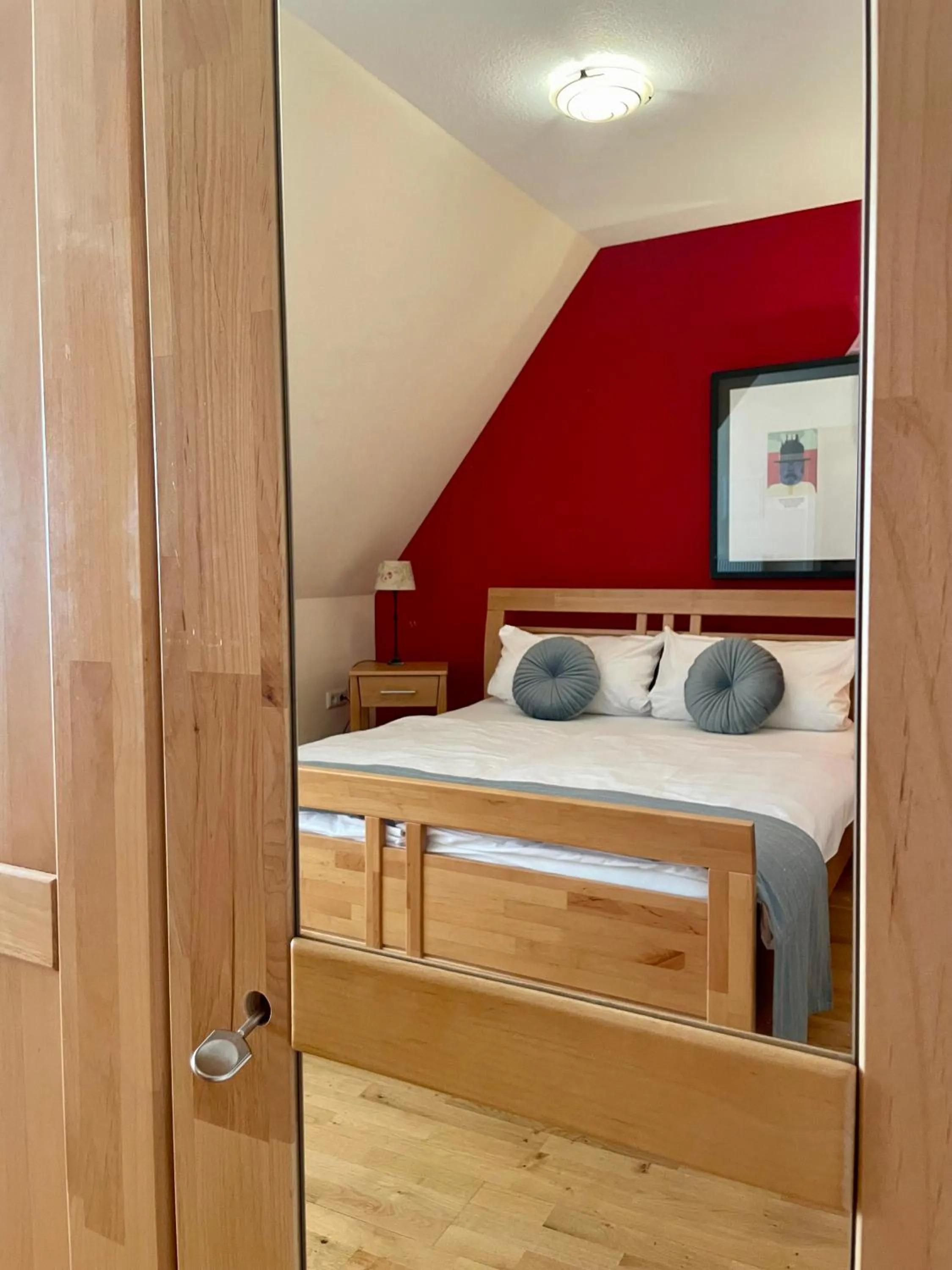 Bed in Hotel Schloss Zell