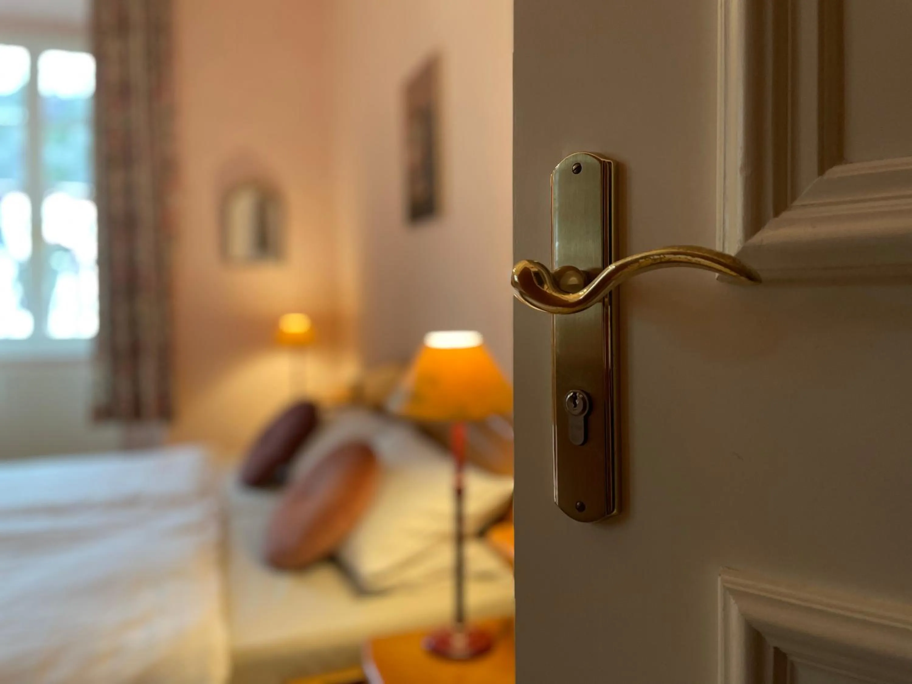 Bed in Hotel Schloss Zell