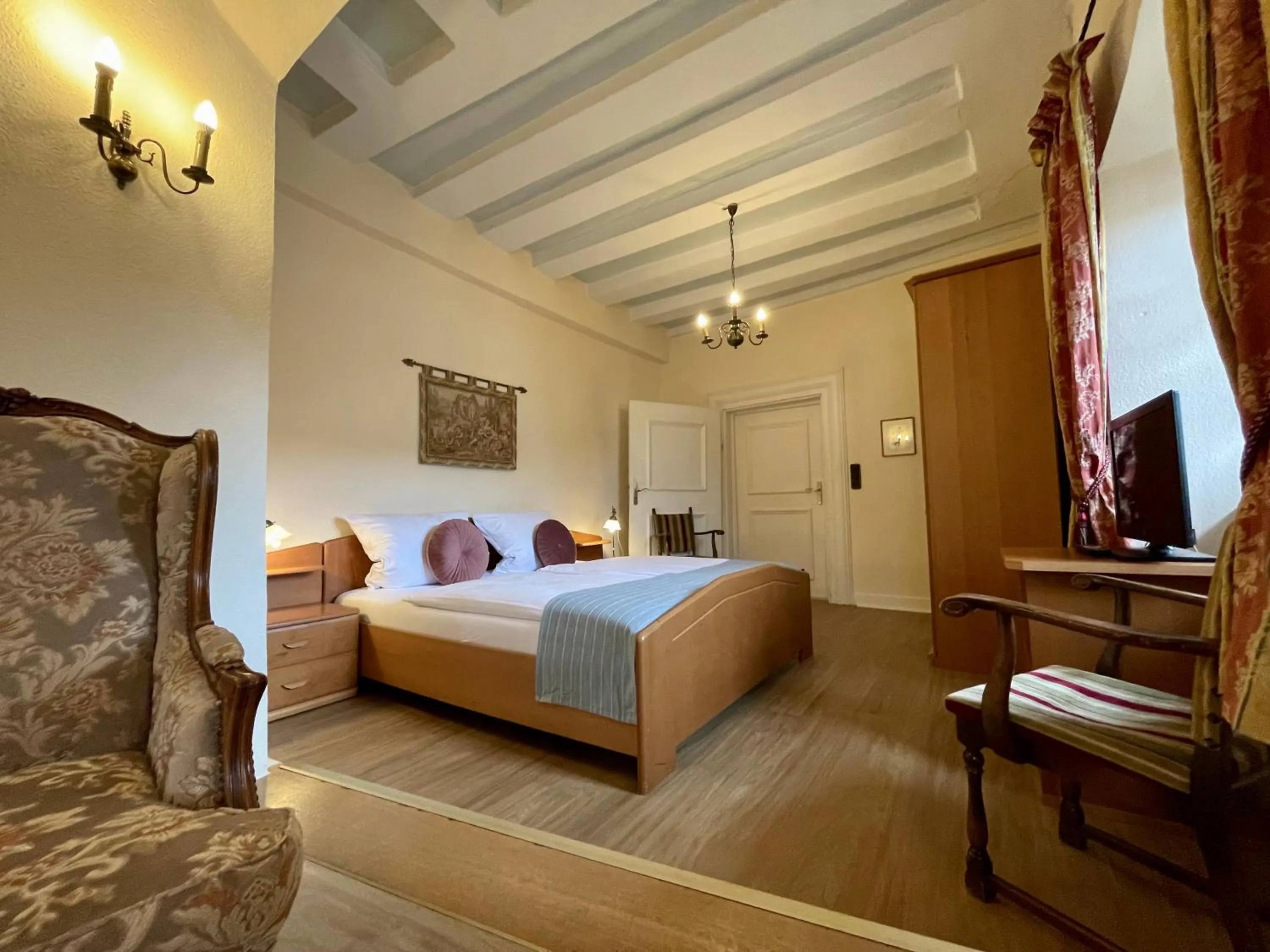 Bed in Hotel Schloss Zell