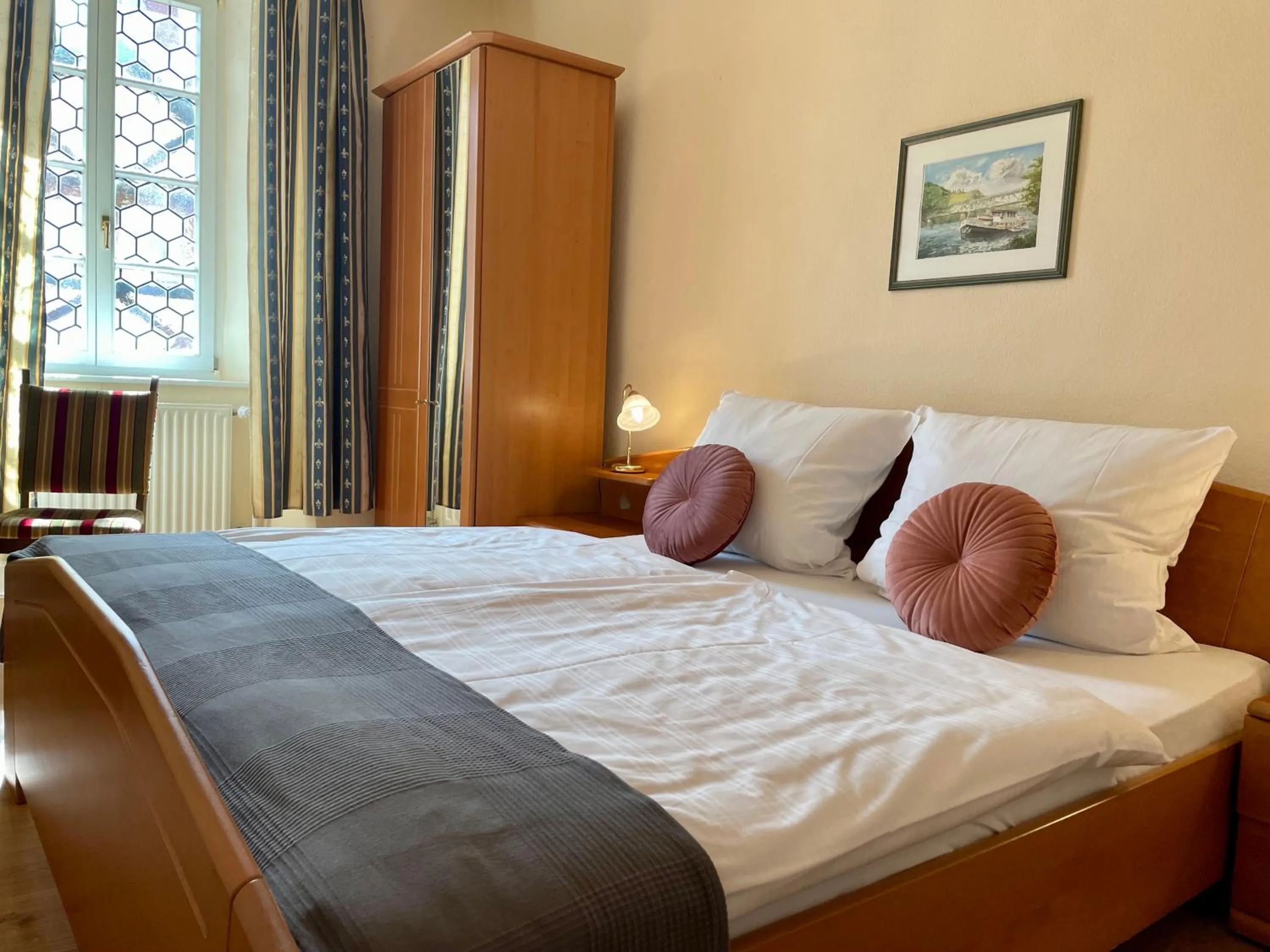 Bed in Hotel Schloss Zell